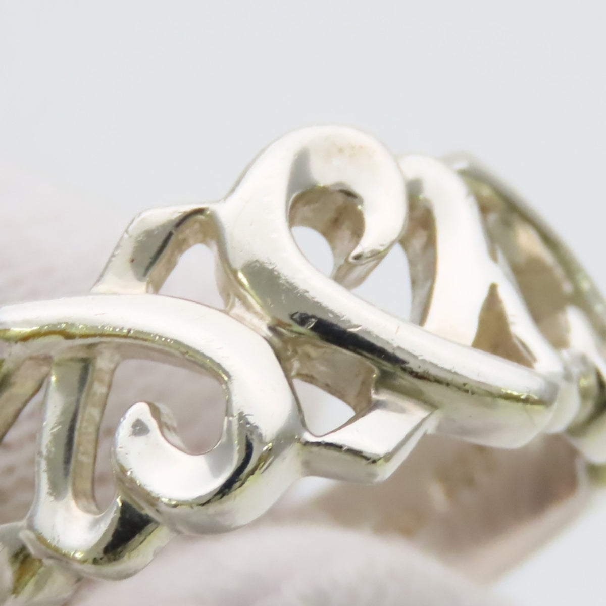 Tiffany Silver Silver 925 Band Ring (Pre-Owned)