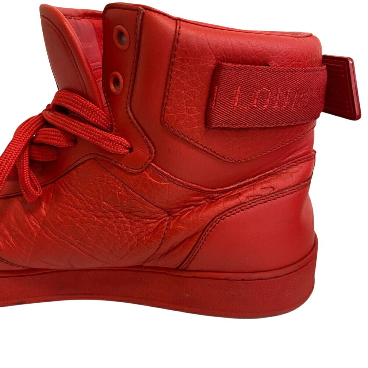 Louis Vuitton Red Color Sneakers (Pre-Owned)