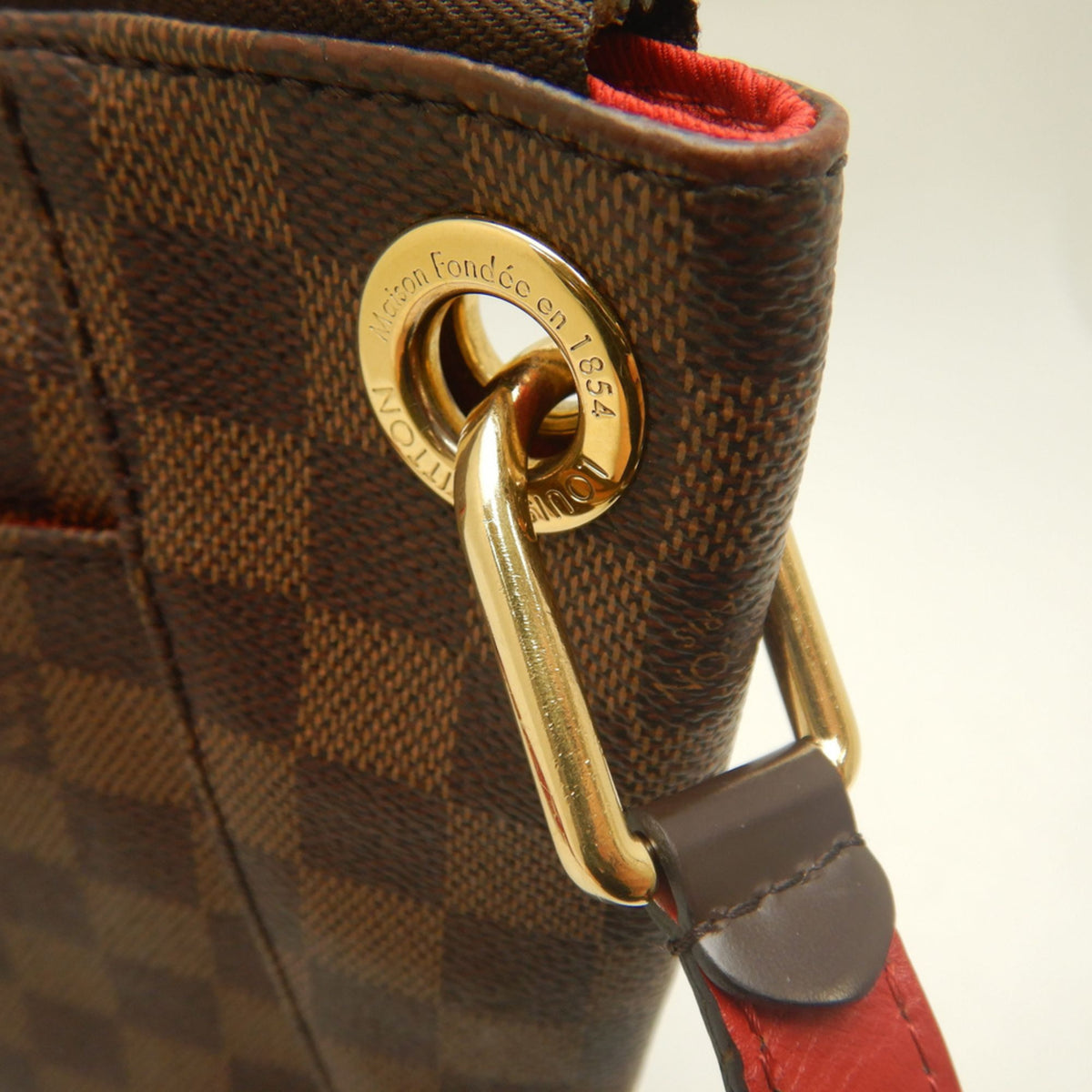 Louis Vuitton Brown Ebene Damier Canvas Shoulder Bag (Pre-Owned)