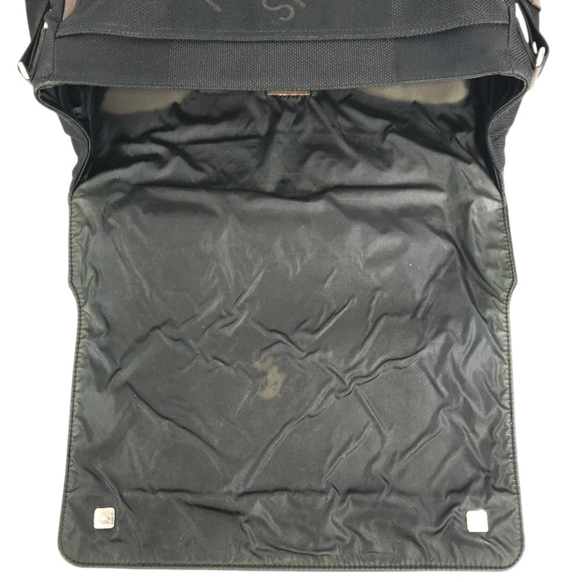 Louis Vuitton Black Damier Canvas Damier Geant Messenger Bag Shoulder Bag (Pre-Owned)