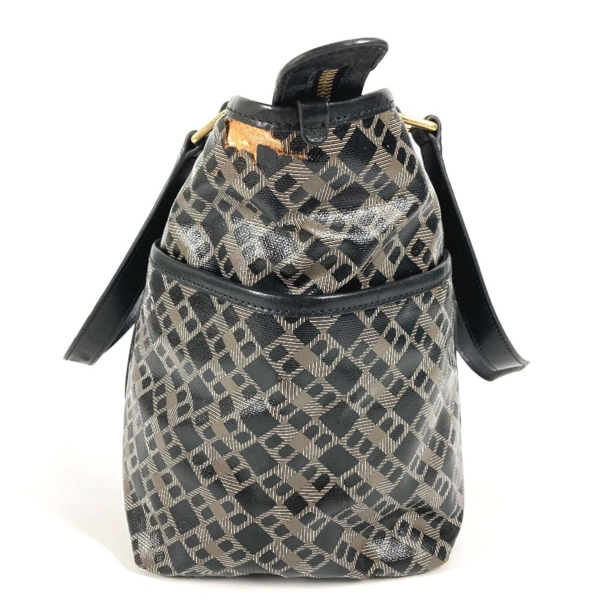 Bally Black Pvc Tote Bag (Pre-Owned)