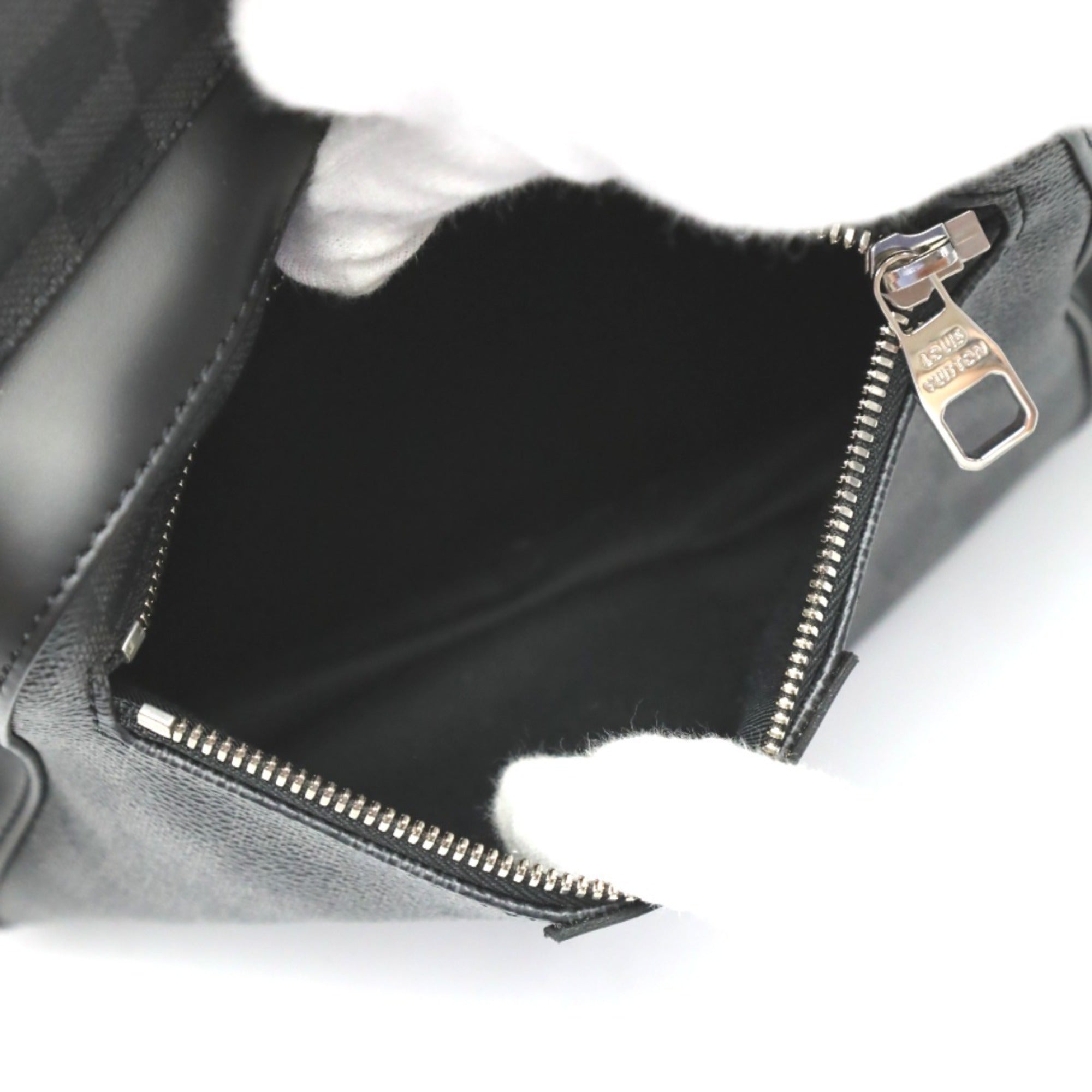 Louis Vuitton Damier Graphite Black Damier Graphite Backpack (Pre-Owned)