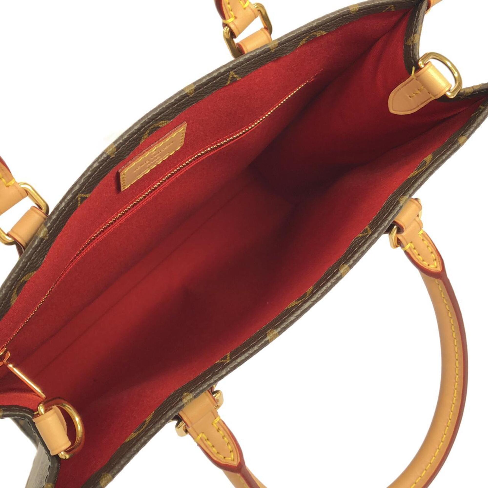 Louis Vuitton Marron Coated Canvas Handbag (Pre-Owned)