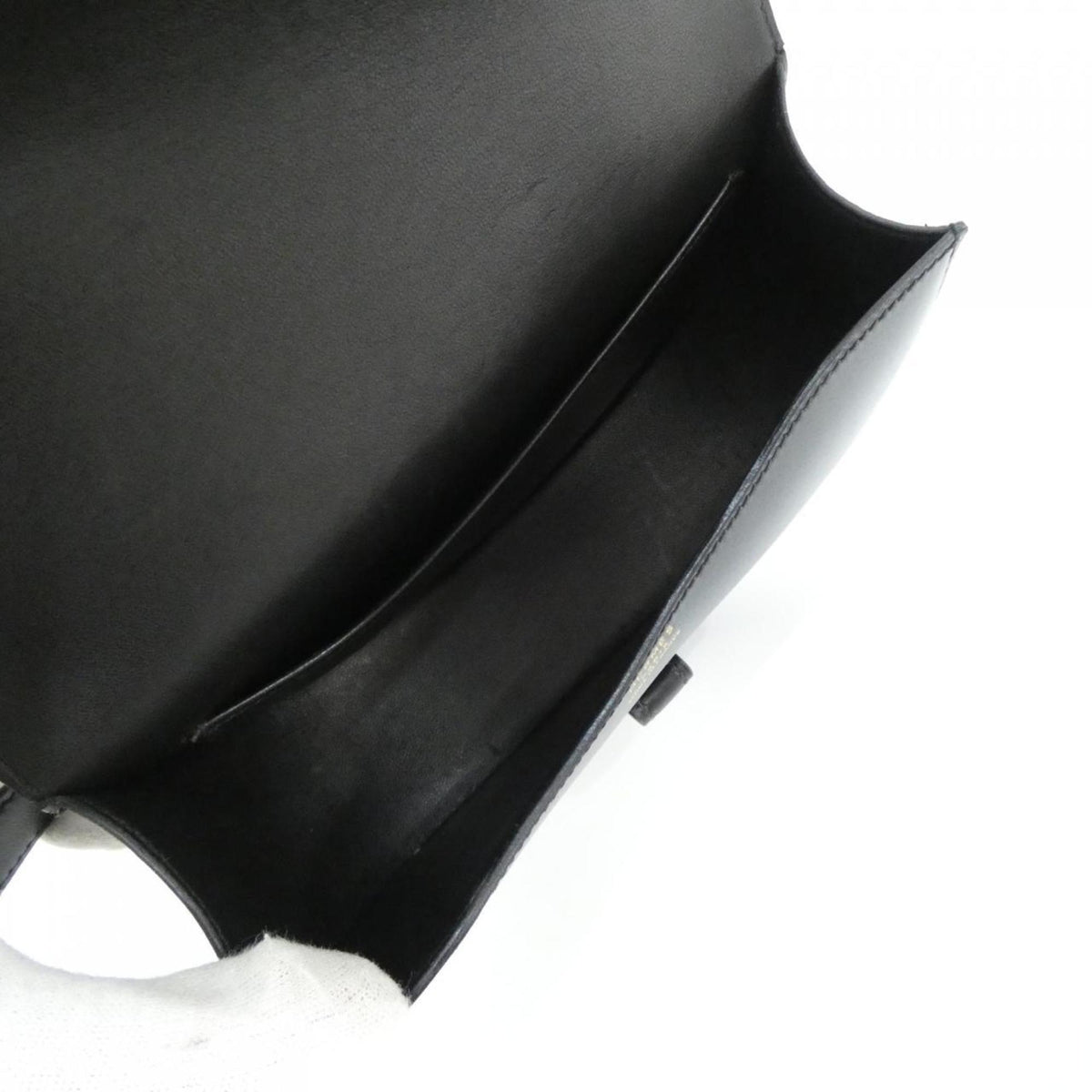 Hermes Black Box Calf Leather Fanny Pack (Pre-Owned)