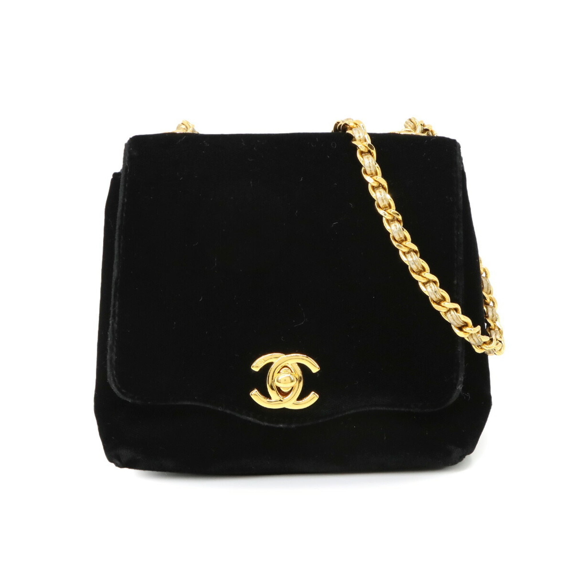 Chanel Black Leather Shoulder Bag (Pre-Owned)