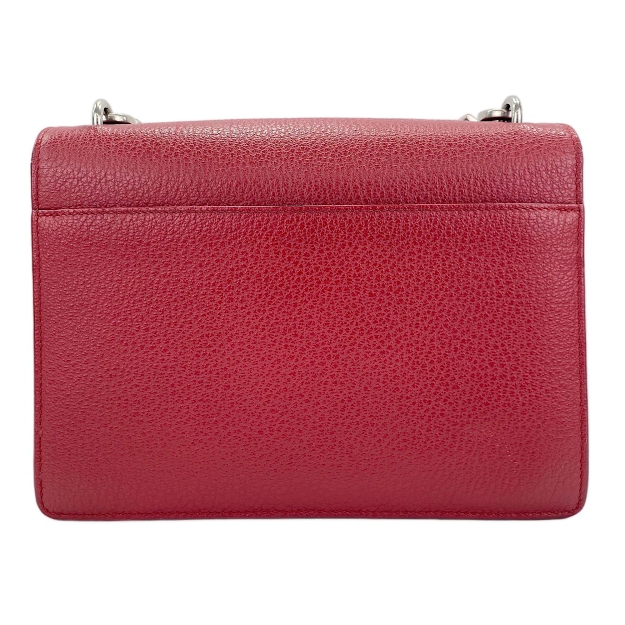 Yves Saint Laurent Red Color Wine Shoulder Bag (Pre-Owned)