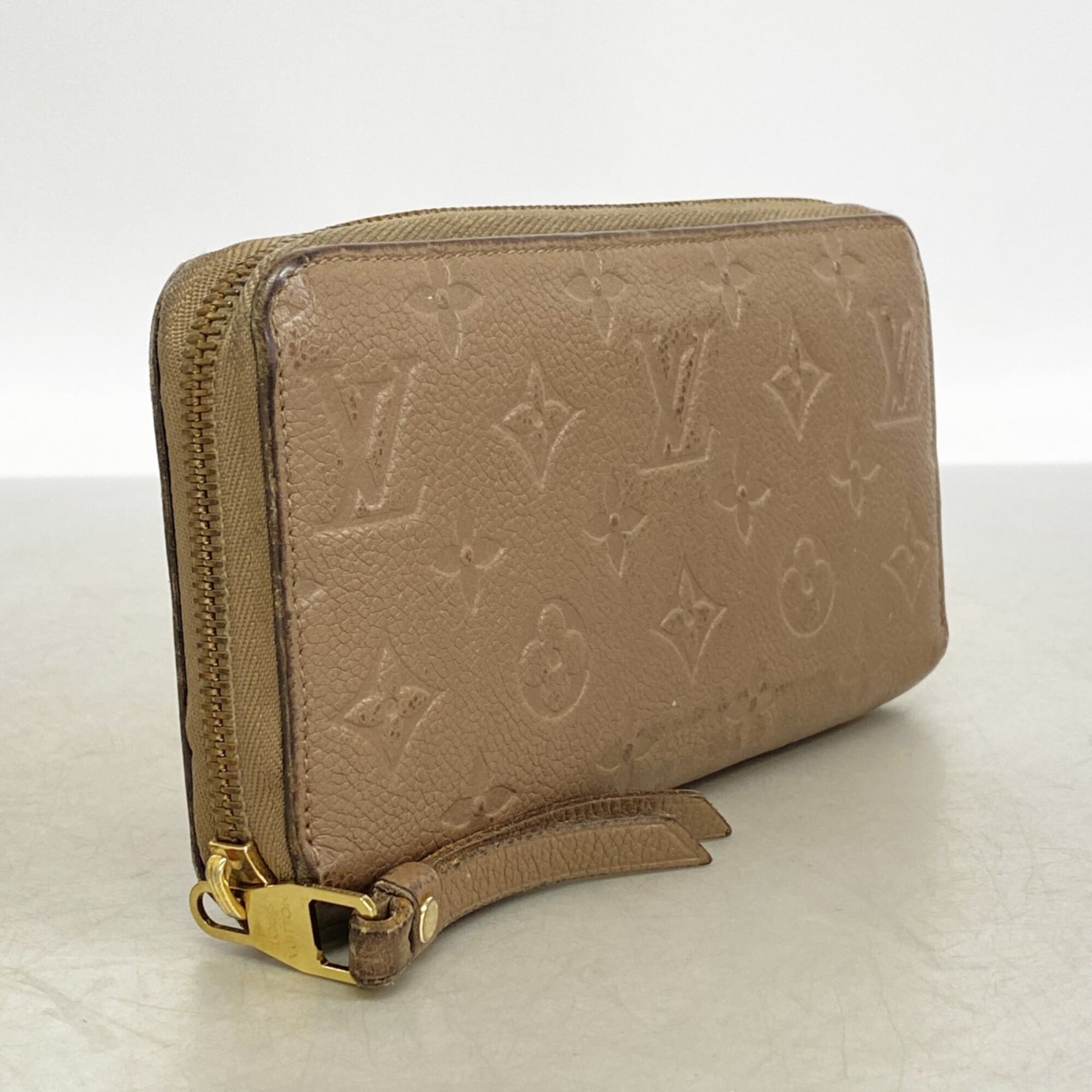 Louis Vuitton Taupe Long Wallet (Bi-Fold) (Pre-Owned)