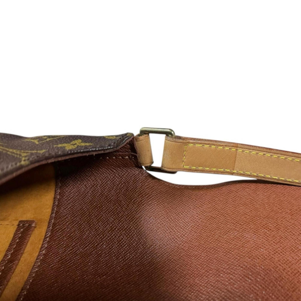 Louis Vuitton Brown Monogram Canvas Shoulder Bag (Pre-Owned)