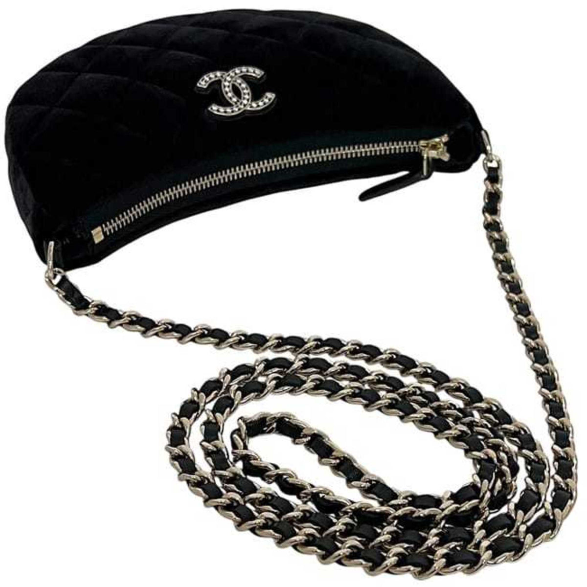 Chanel Black Leather Shoulder Bag (Pre-Owned)