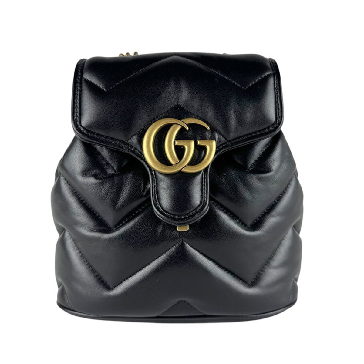 Gucci Black Leather Backpack (Pre-Owned)