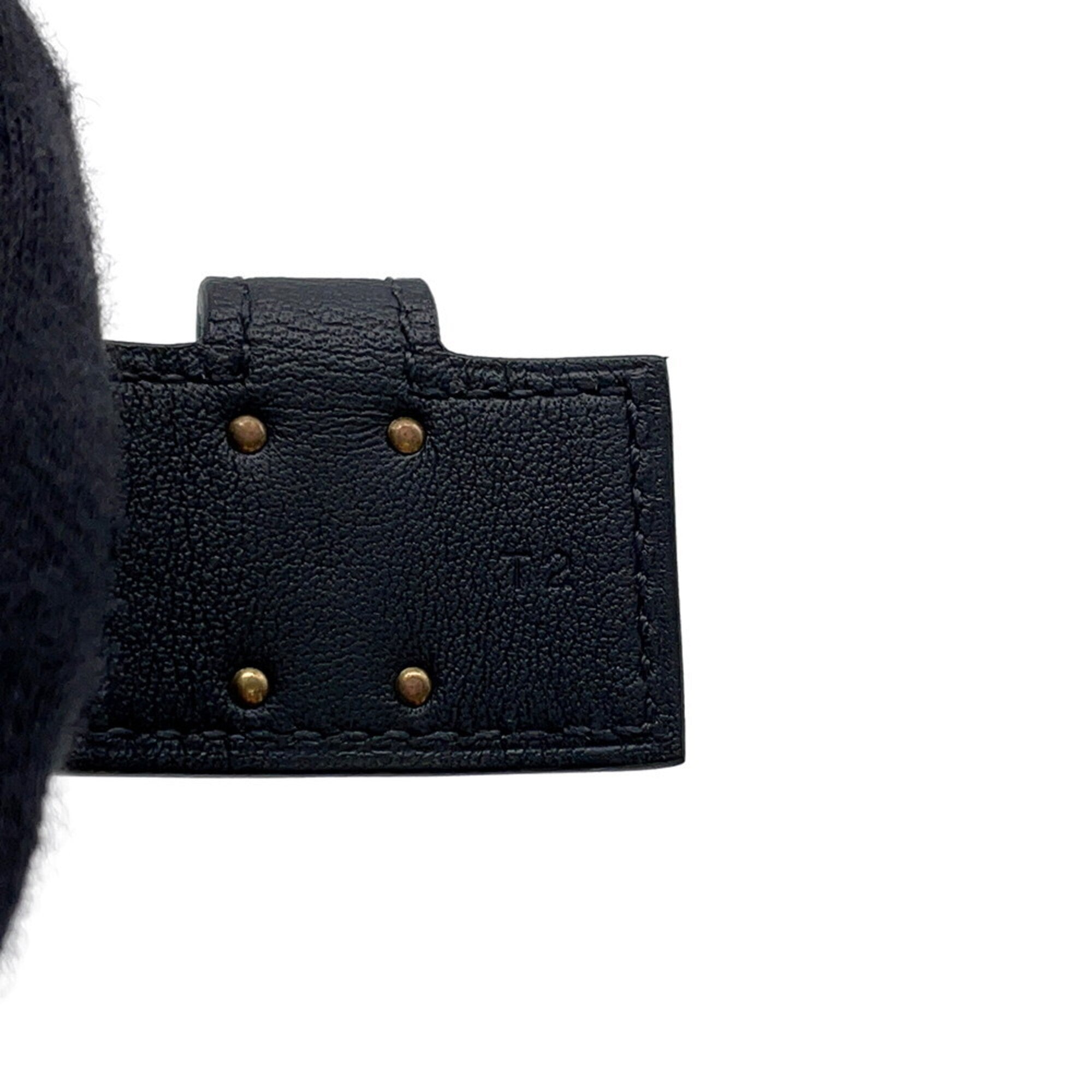 Hermes Kelly Black Swift Leather Charm Bracelet (Pre-Owned)