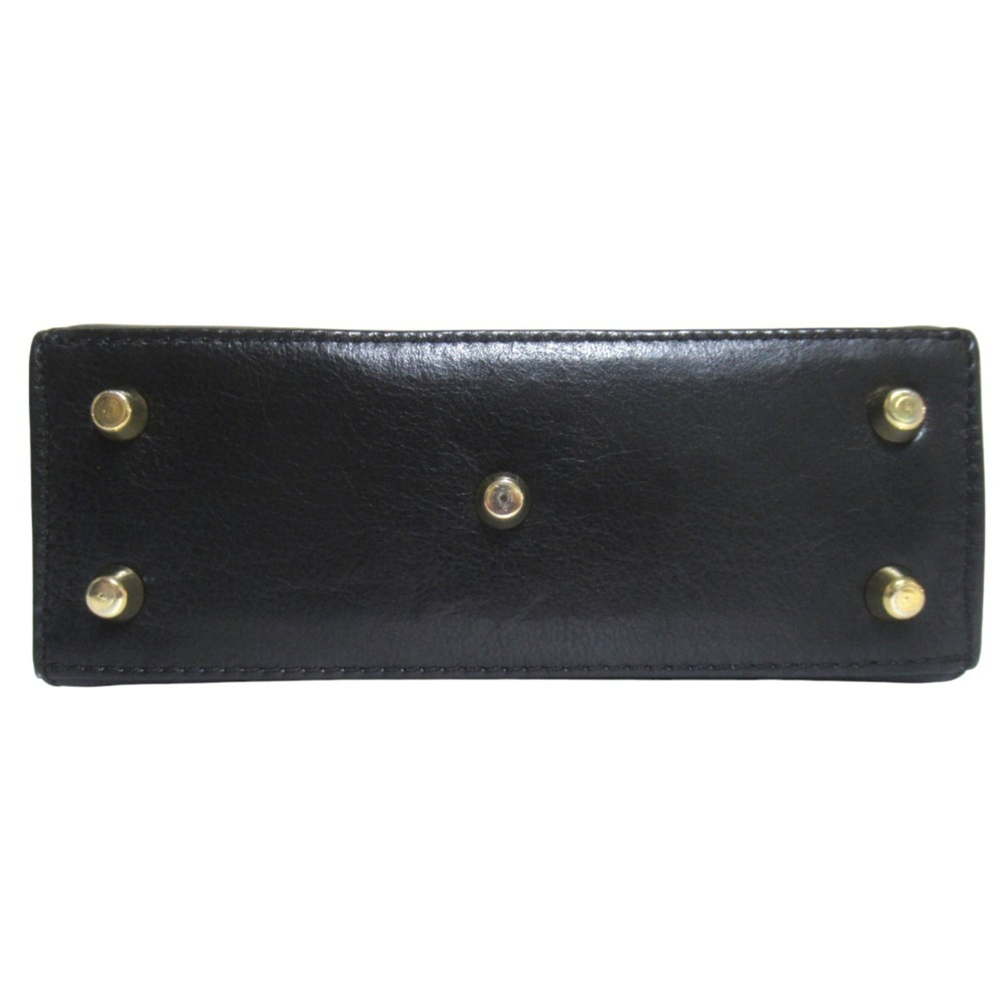 Versace Black Handbag Shoulder Bag (Pre-Owned)