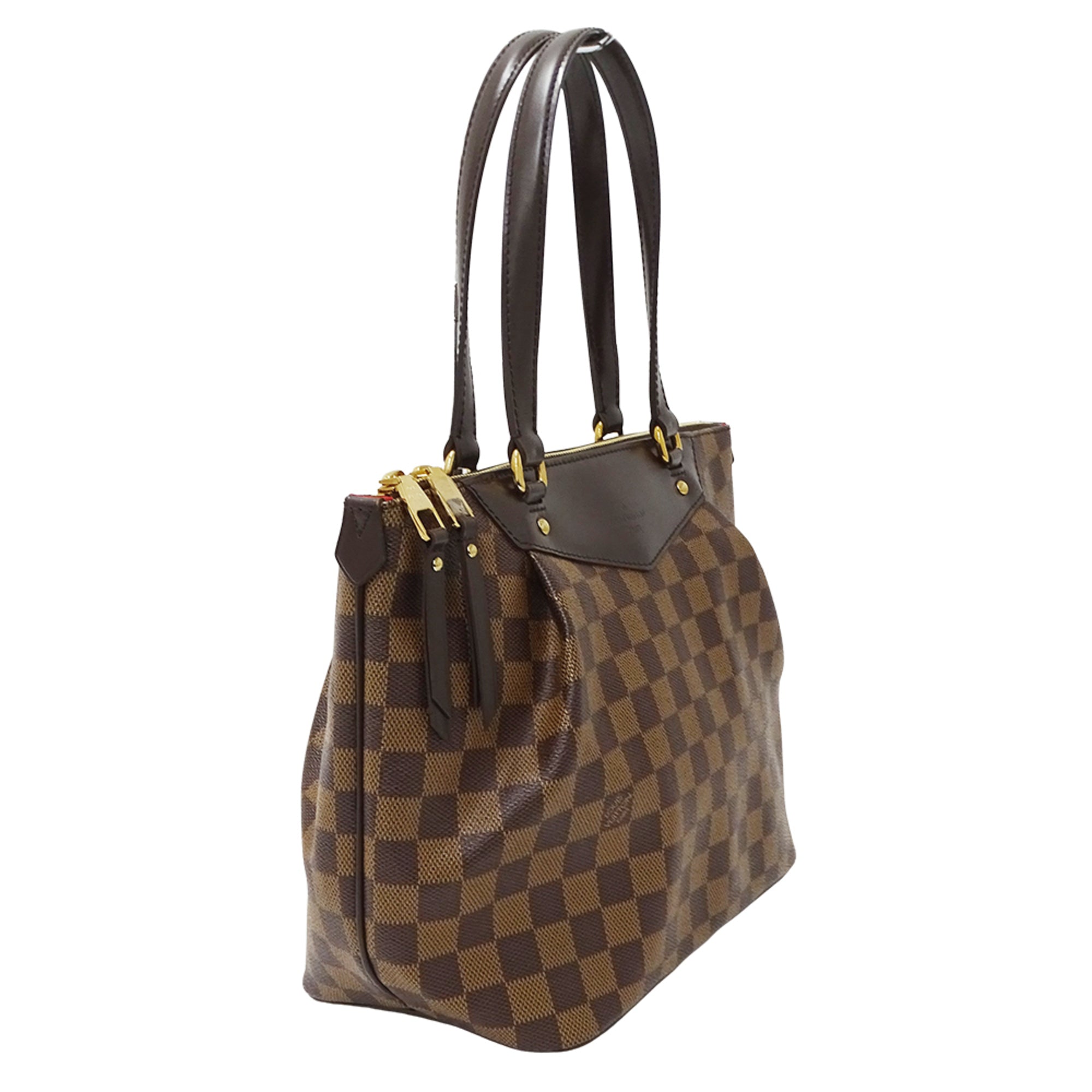 Louis Vuitton Brown Damier Canvas Damier Canvas Handbag Shoulder Bag Tote Bag (Pre-Owned)