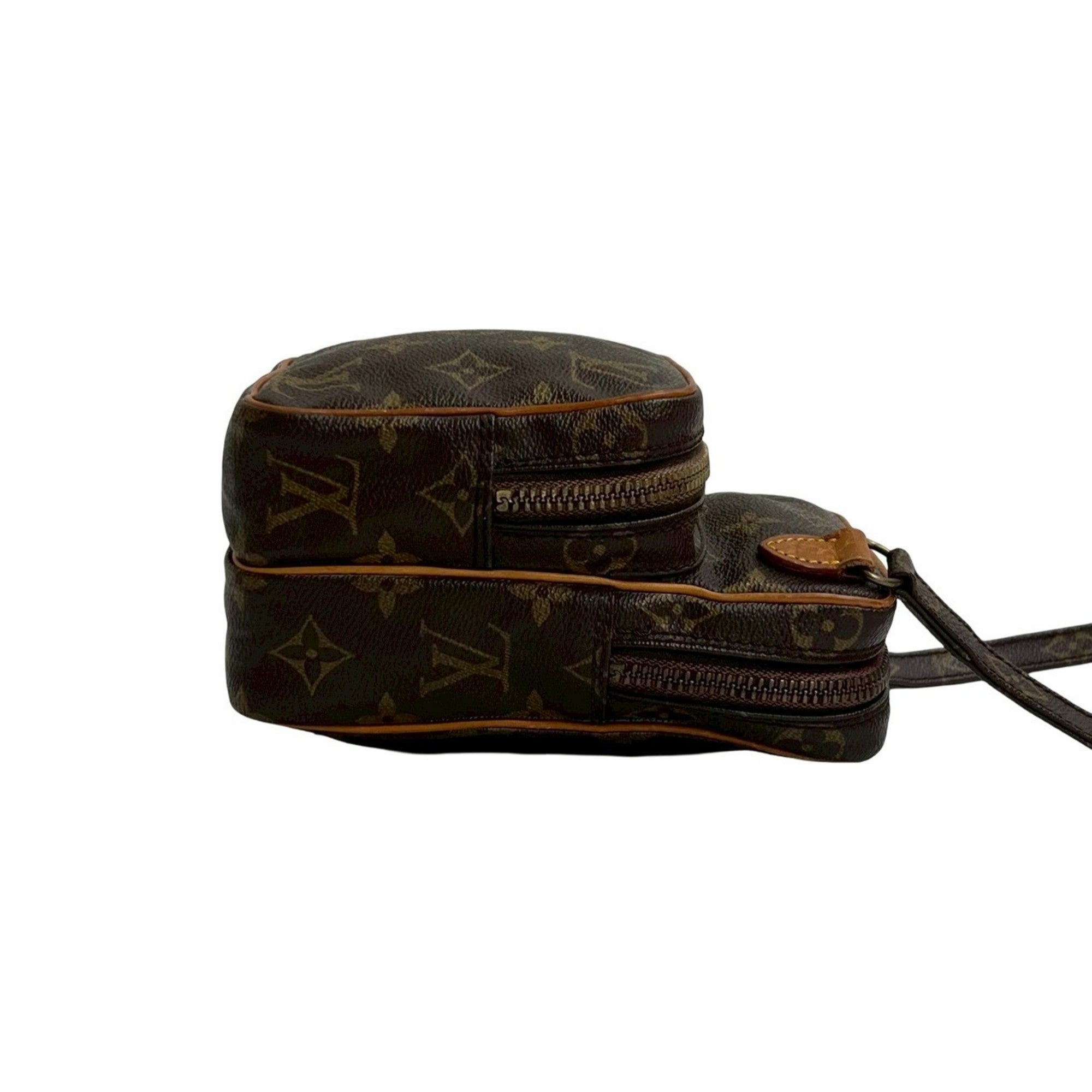 Louis Vuitton Brown Leather Pvc Pochette Shoulder Bag (Pre-Owned)