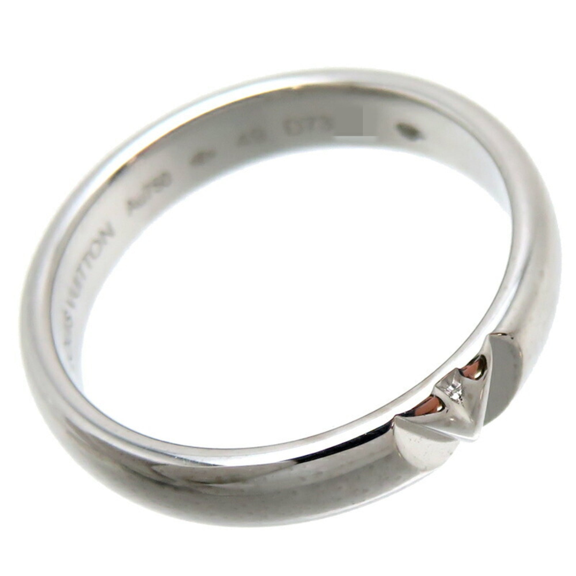 Louis Vuitton White Gold (18K) Band Ring (Pre-Owned)