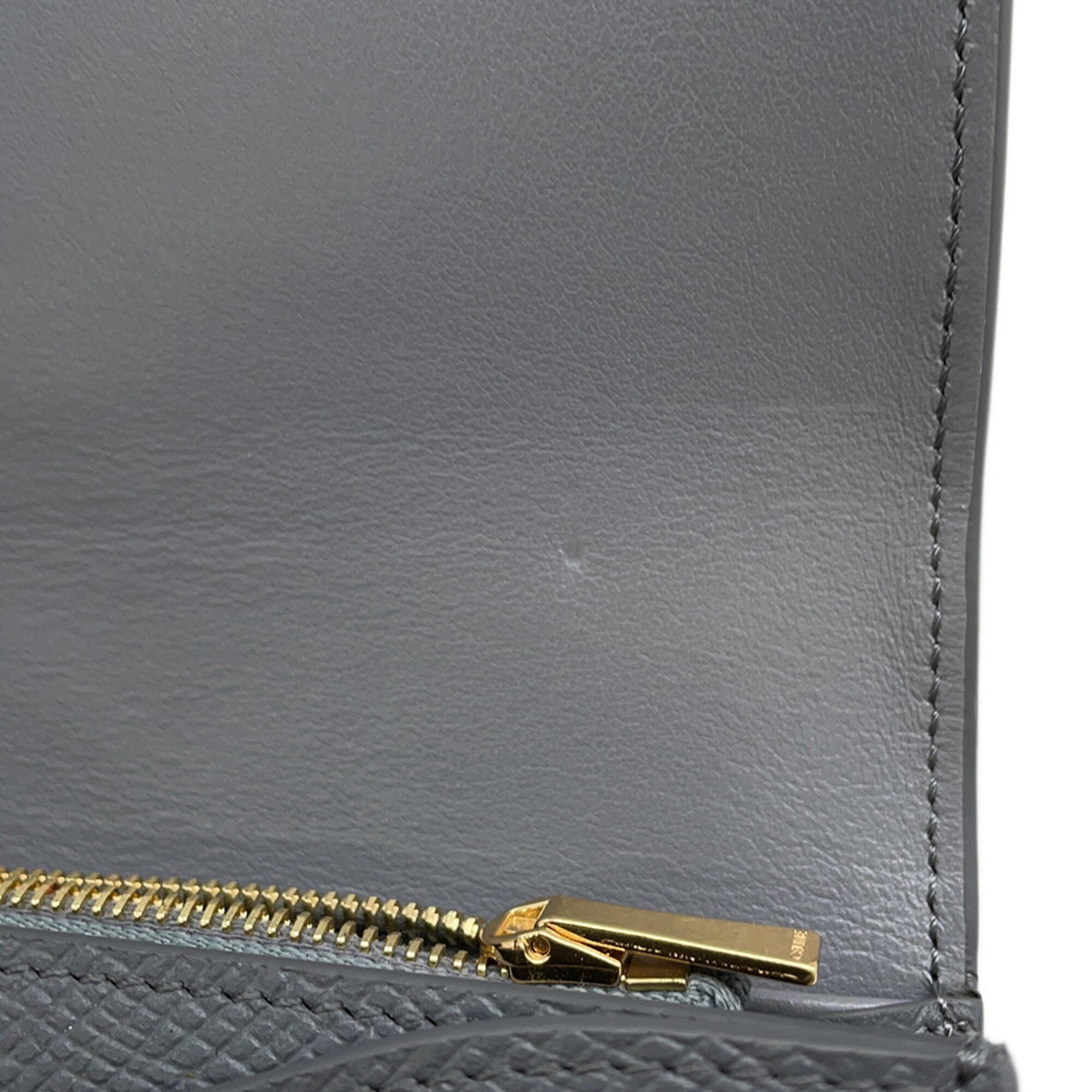 Celine Leather Long Wallet (Bi-Fold) (Pre-Owned)