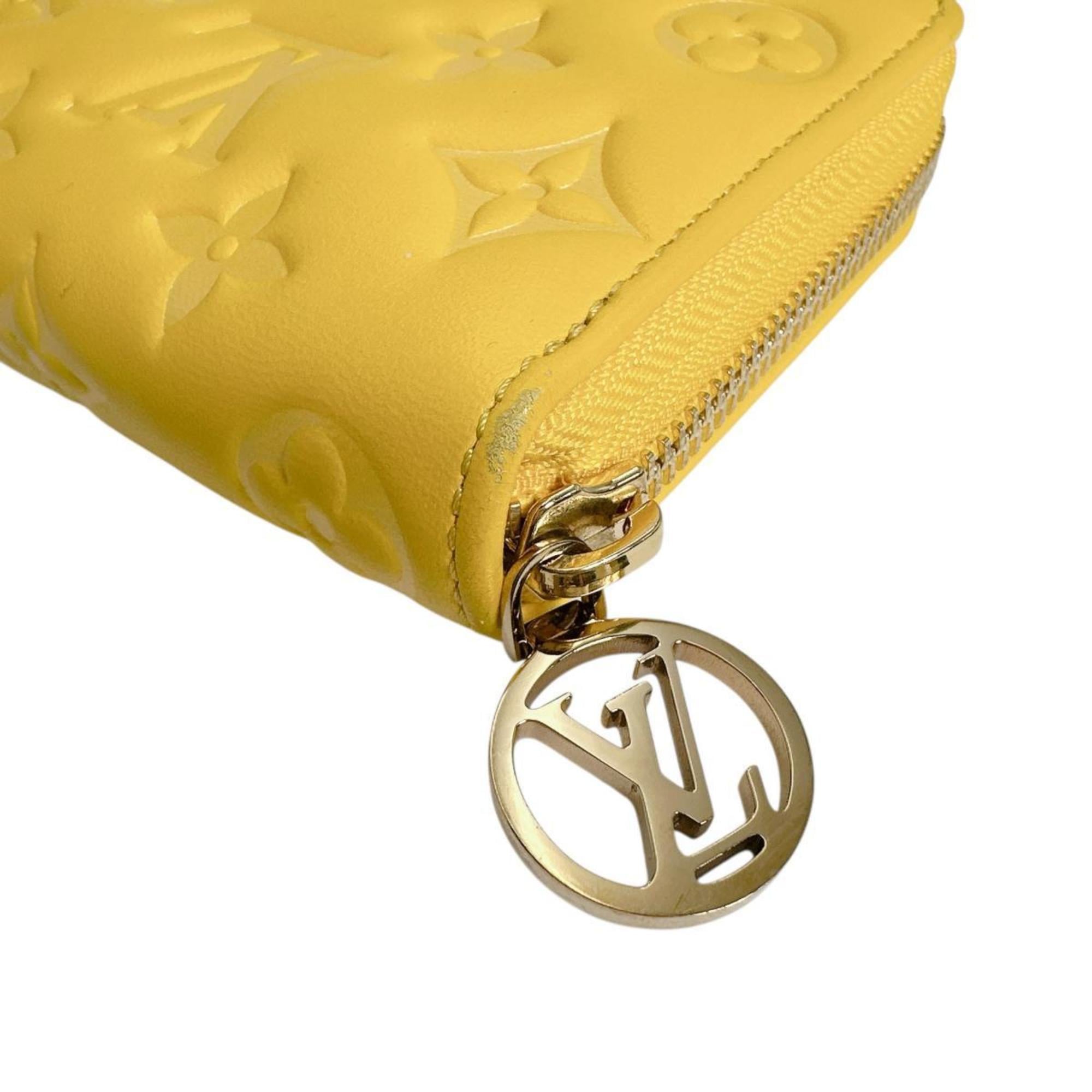Louis Vuitton Monogram Empreinte Yellow Monogram Empreinte Long Wallet (Bi-Fold) (Pre-Owned)
