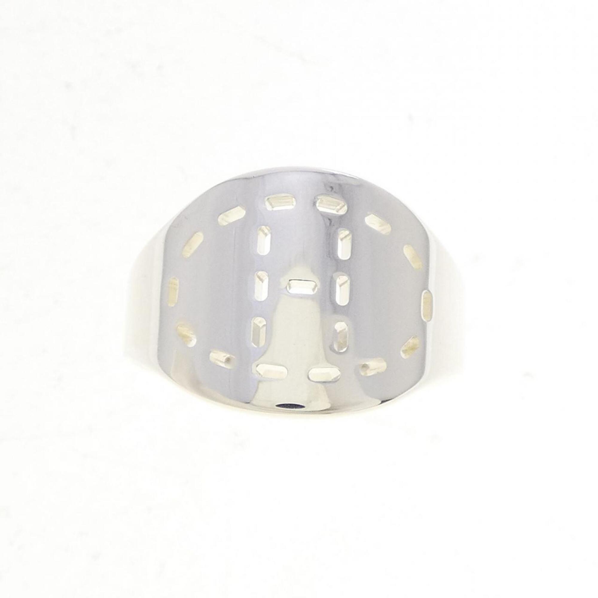 Hermes Silver 925 Band Ring (Pre-Owned)