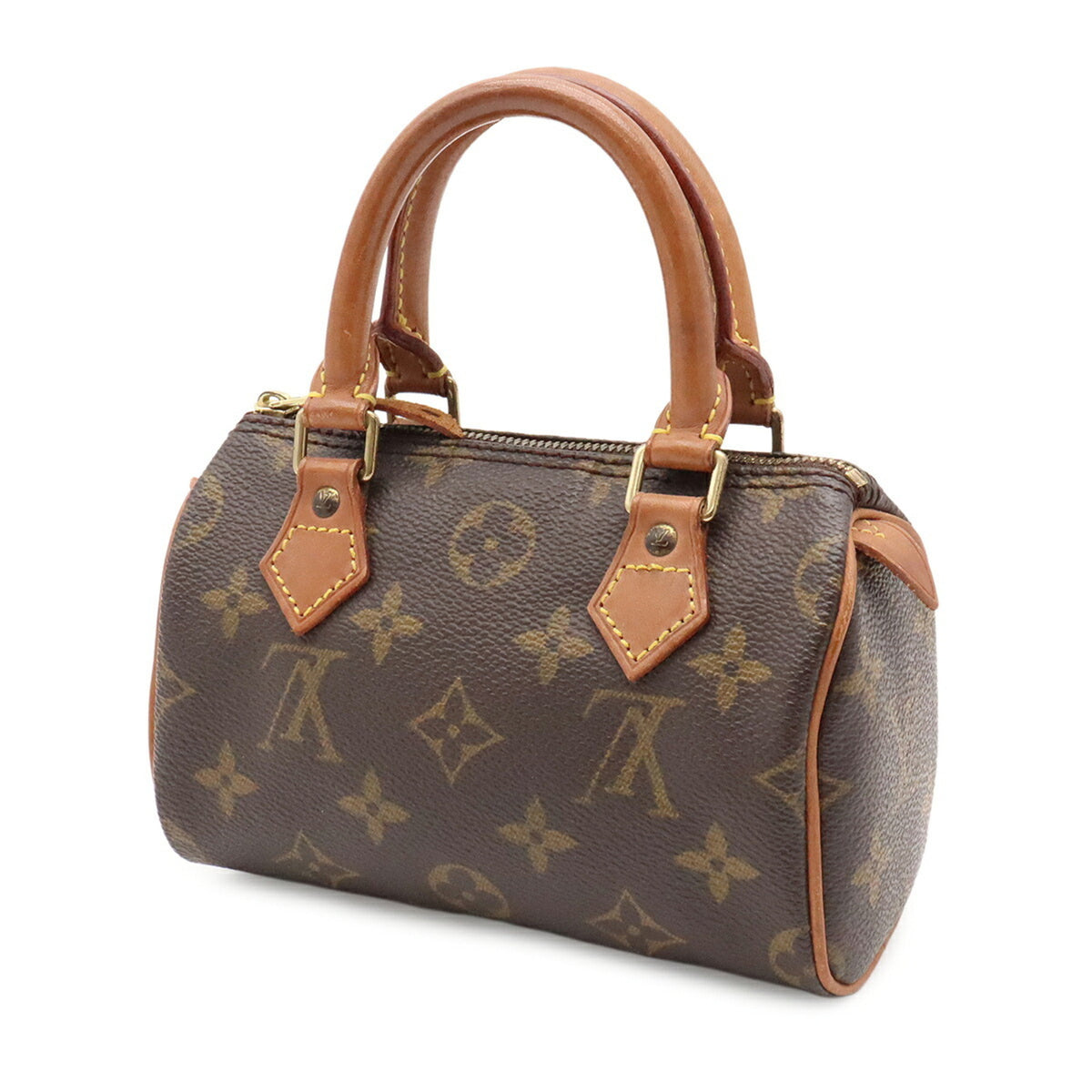 Louis Vuitton Brown Monogram Canvas Pvc Coated Canvas Handbag Pouch (Pre-Owned)