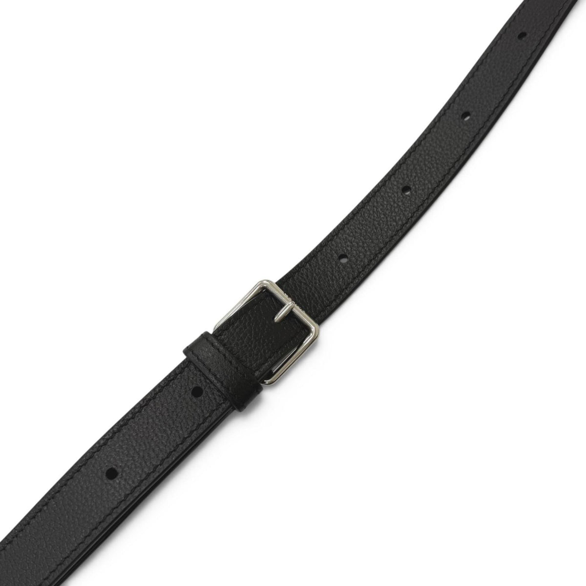 Celine Black Leather Messenger Bag Shoulder Bag (Pre-Owned)