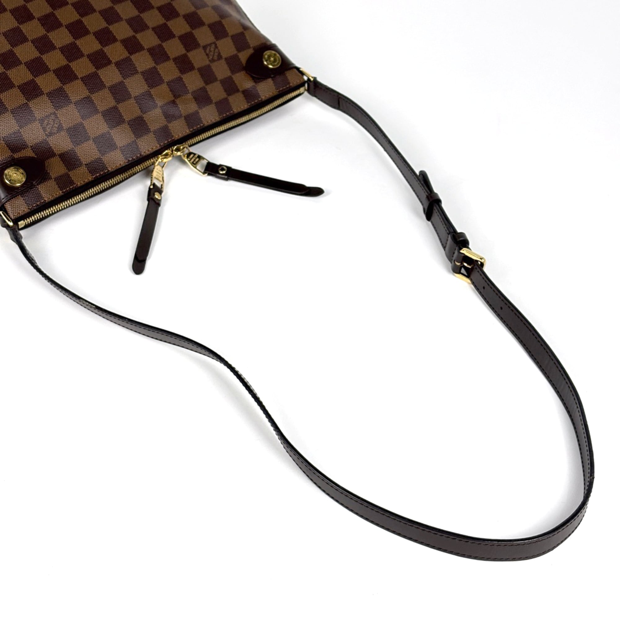 Louis Vuitton Brown Damier Canvas Shoulder Bag (Pre-Owned)