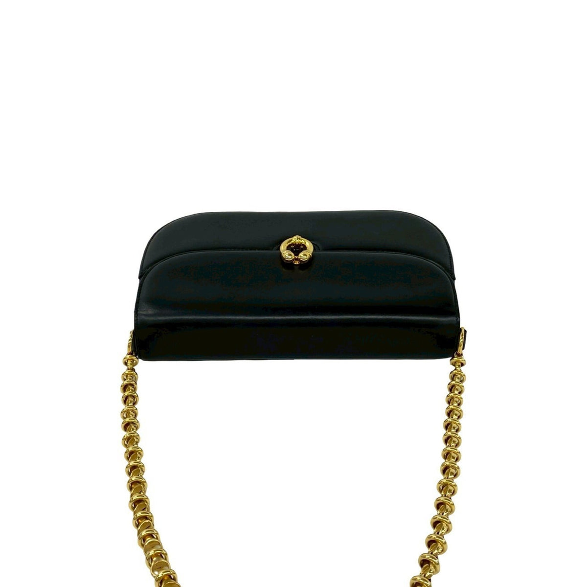 Gucci Black Leather Pochette Shoulder Bag (Pre-Owned)