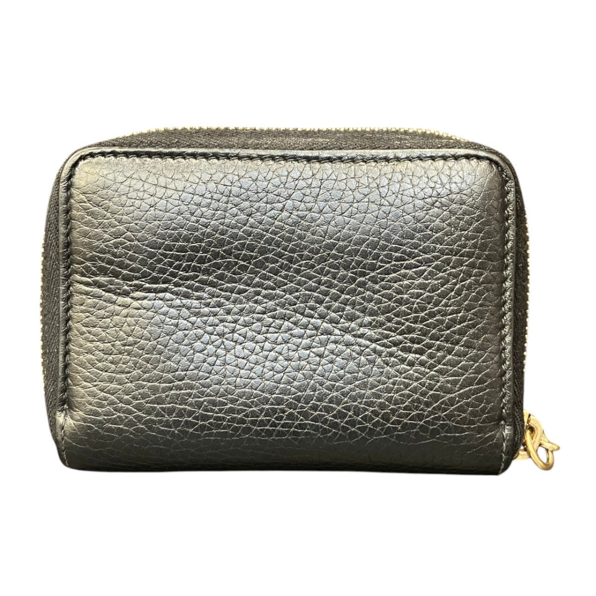 Gucci Black Leather Coin Purse/Coin Case (Pre-Owned)