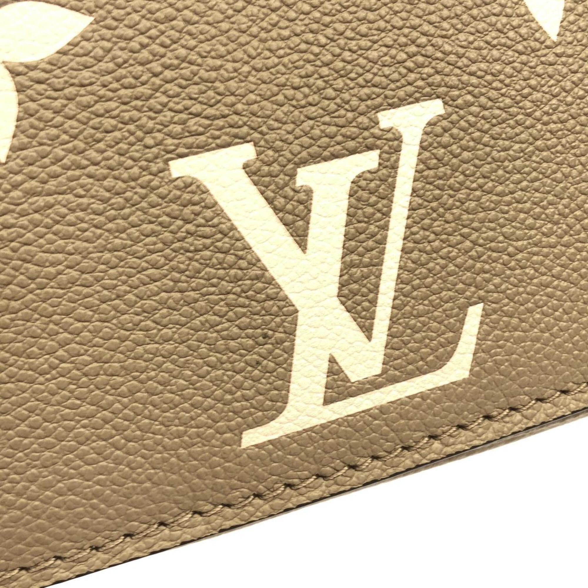 Louis Vuitton Tourterelle Leather Pochette Shoulder Bag (Pre-Owned)