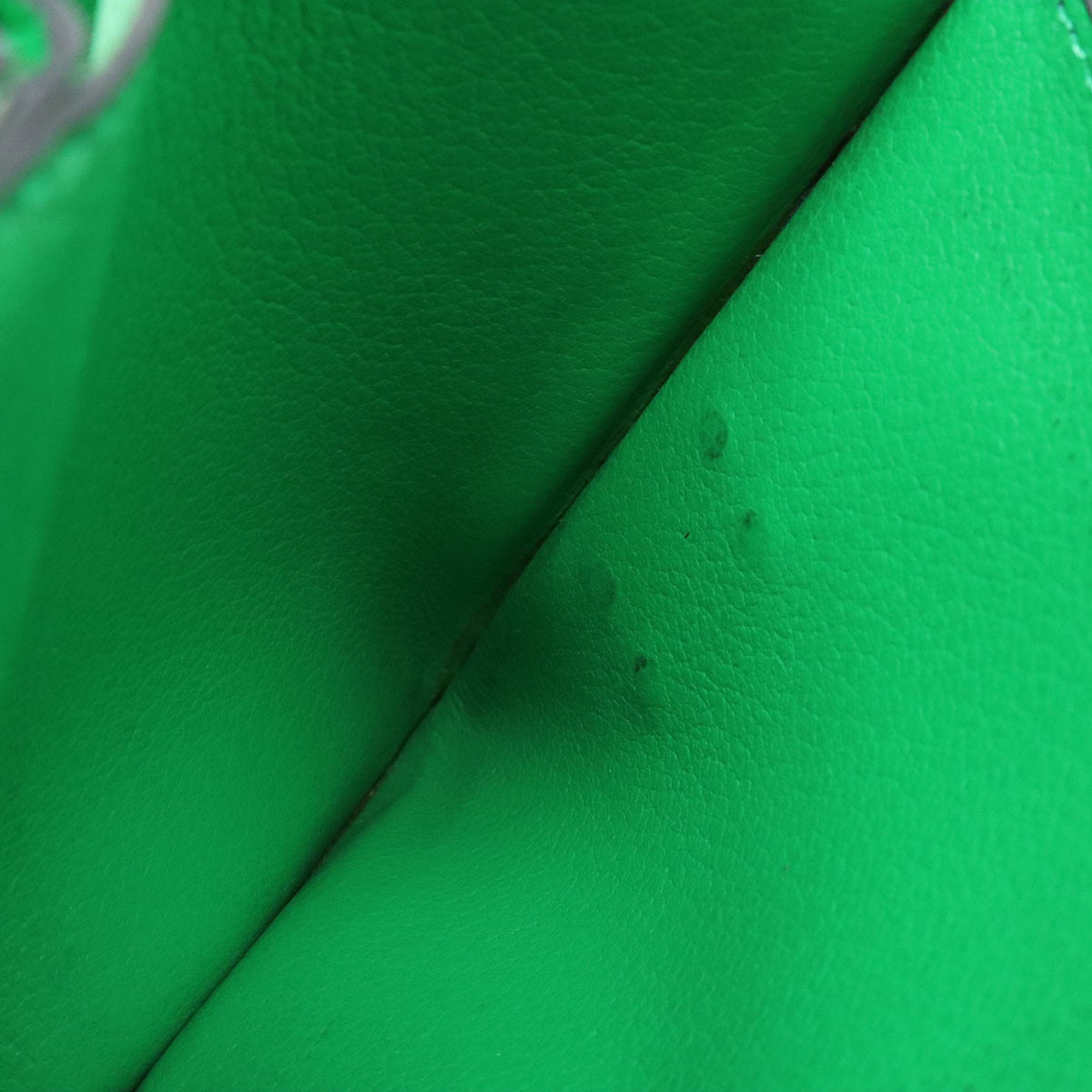 Hermes Green Leather Wallet (Bi-Fold) (Pre-Owned)