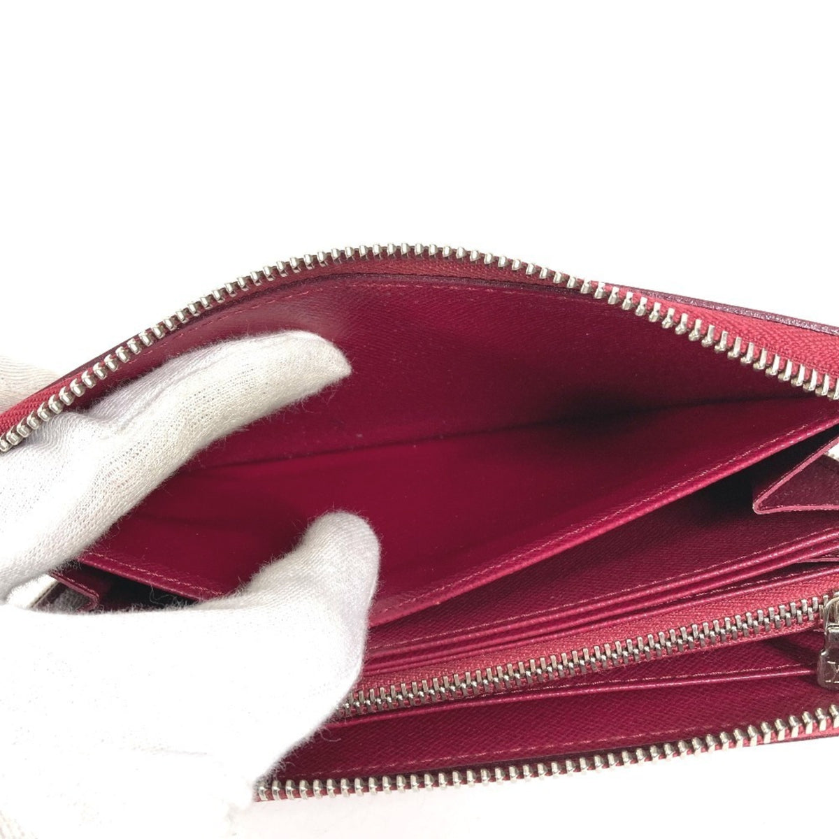 Louis Vuitton Fuchsia Pink Purple Epi Leather Long Wallet (Bi-Fold) (Pre-Owned)