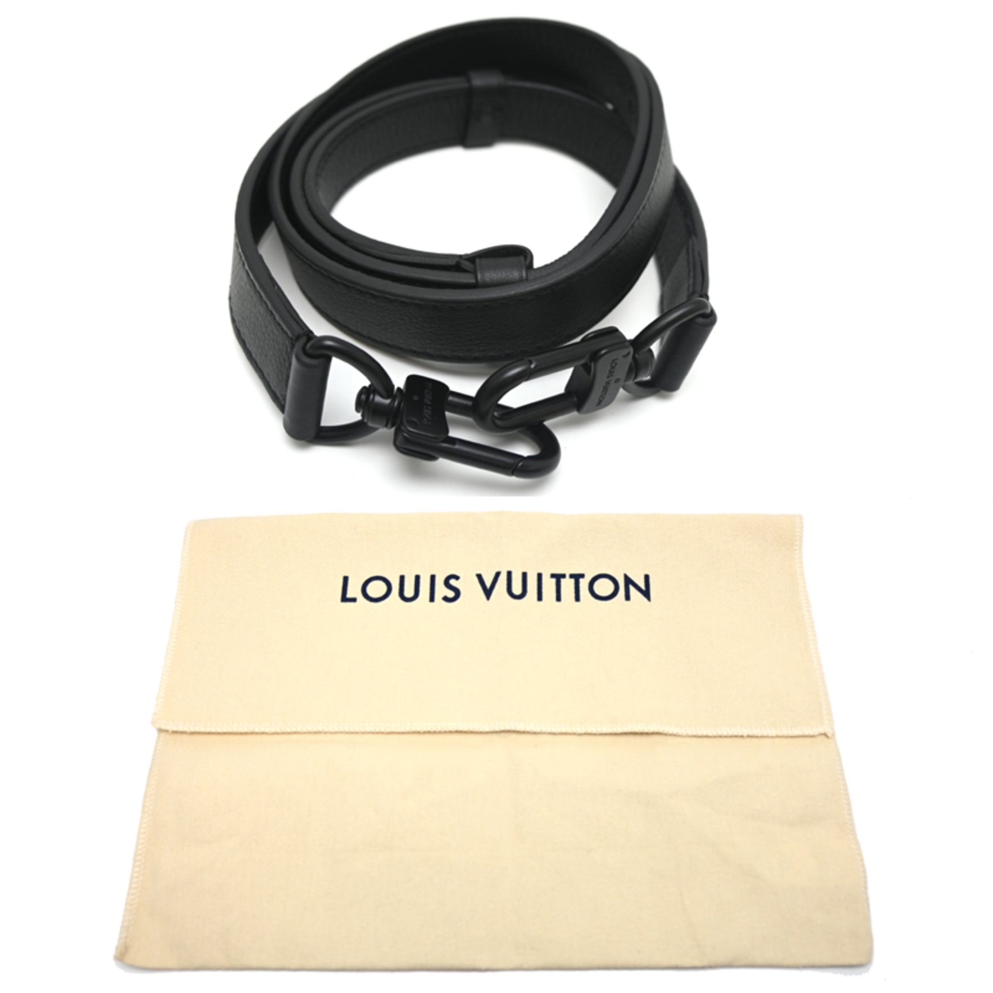 Louis Vuitton Black Monogram Shadow Shoulder Bag (Pre-Owned)