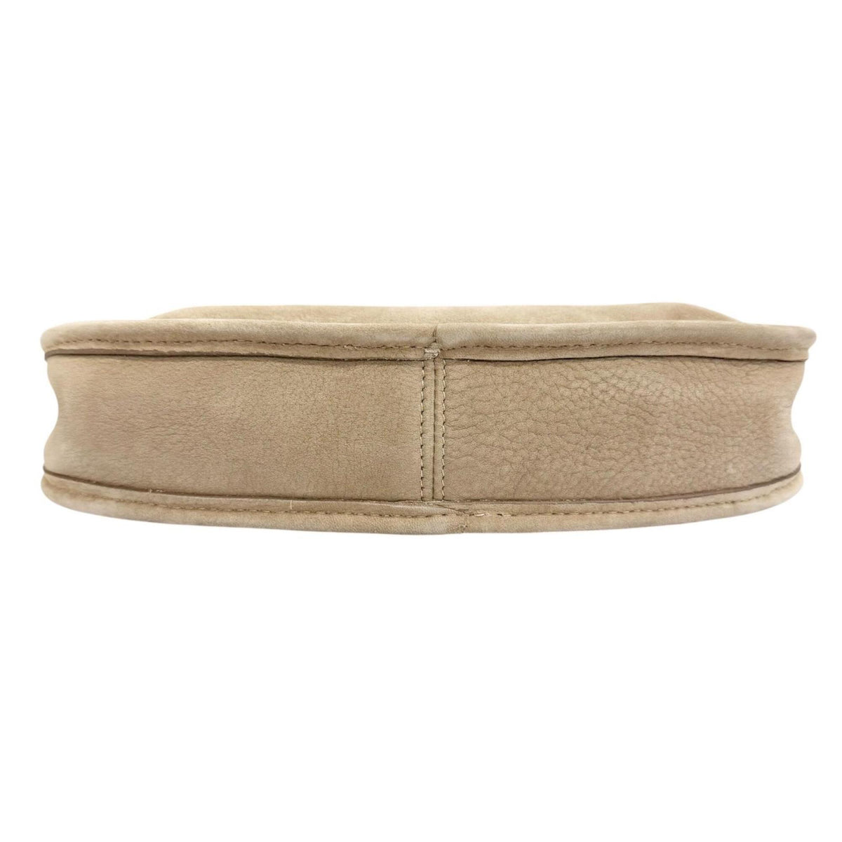 Coach Beige Leather Handbag Shoulder Bag (Pre-Owned)