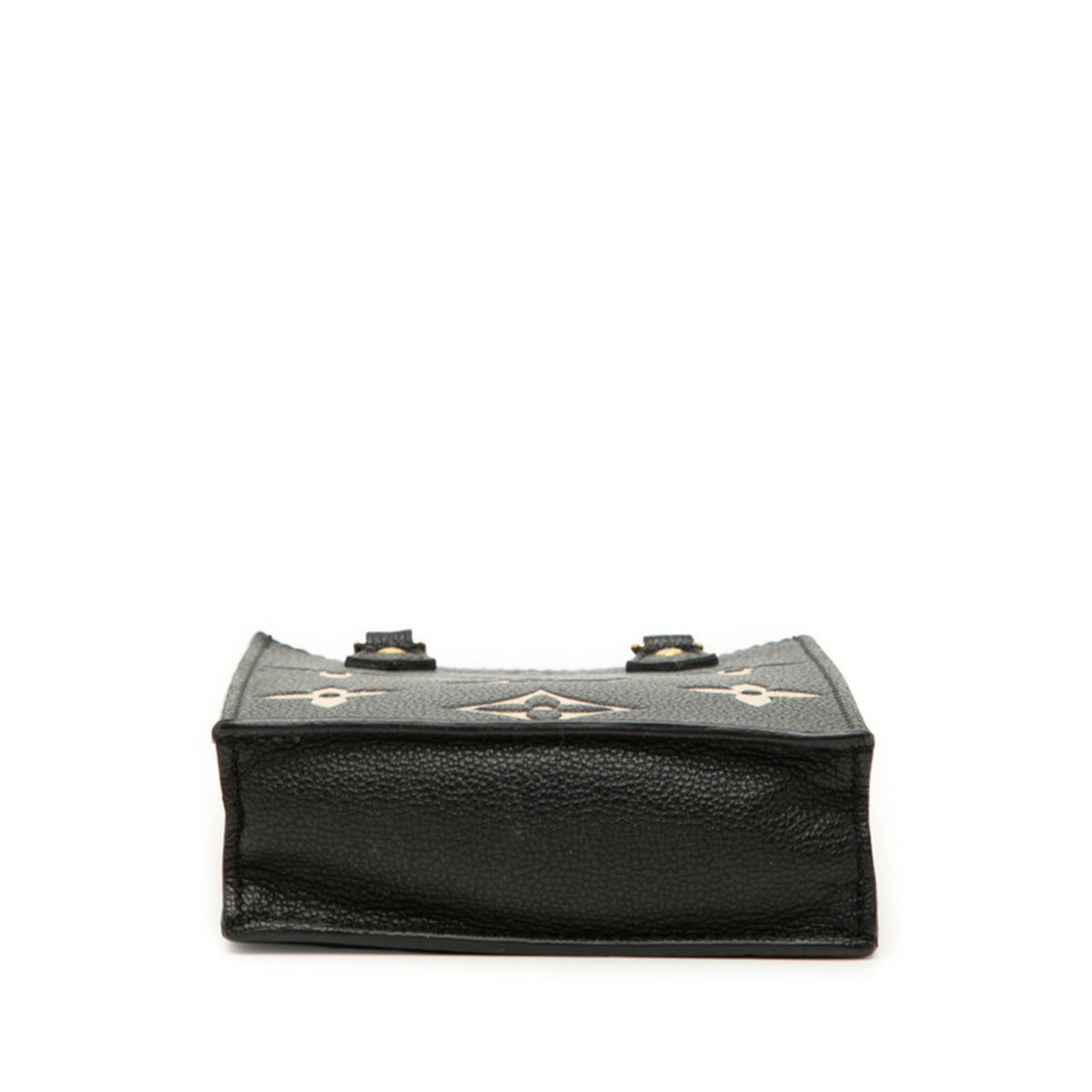 Louis Vuitton Monogram Empreinte Beige Black Noir Leather Handbag Shoulder Bag (Pre-Owned)