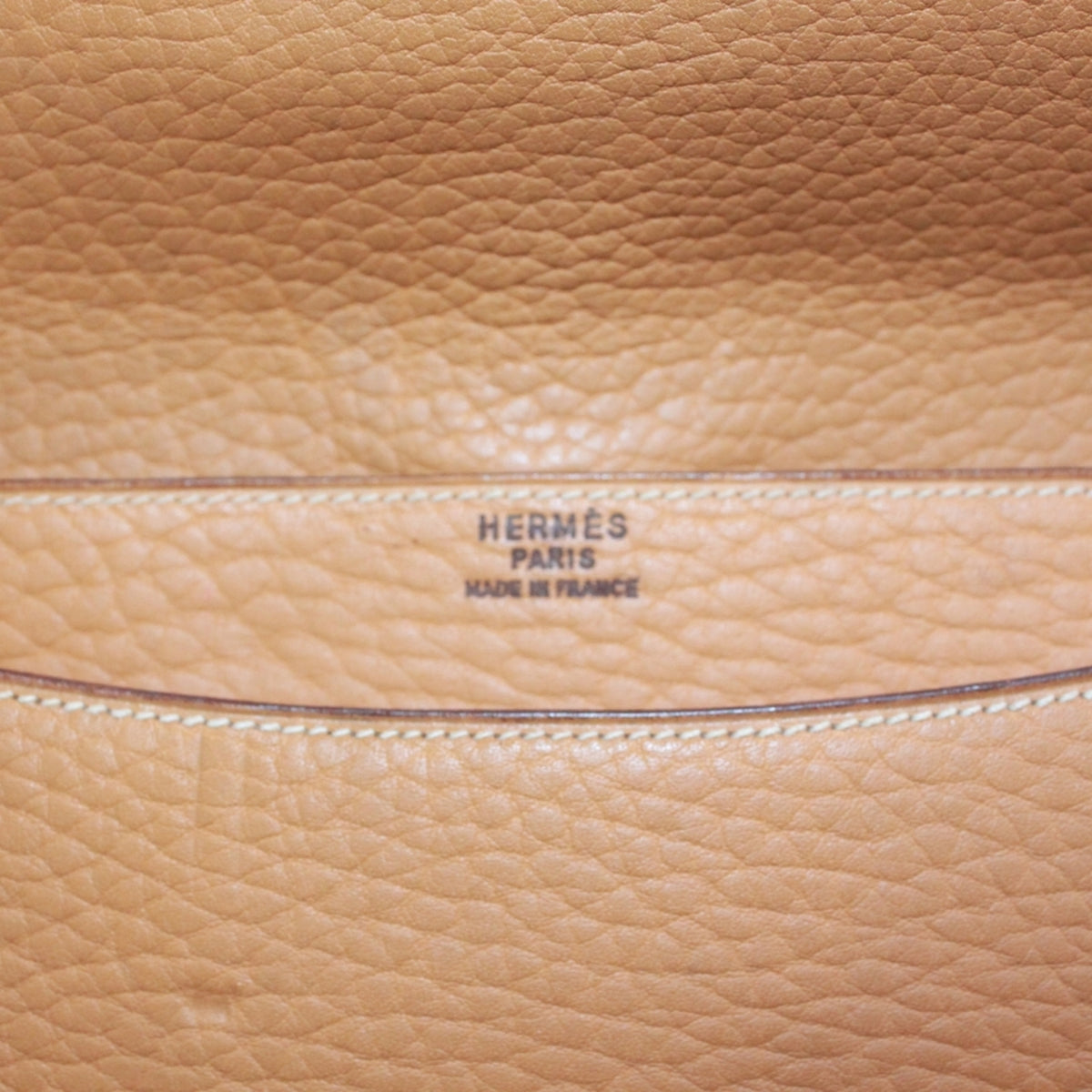 Hermes Beige Natural Sable Fjord Leather Shoulder Bag (Pre-Owned)