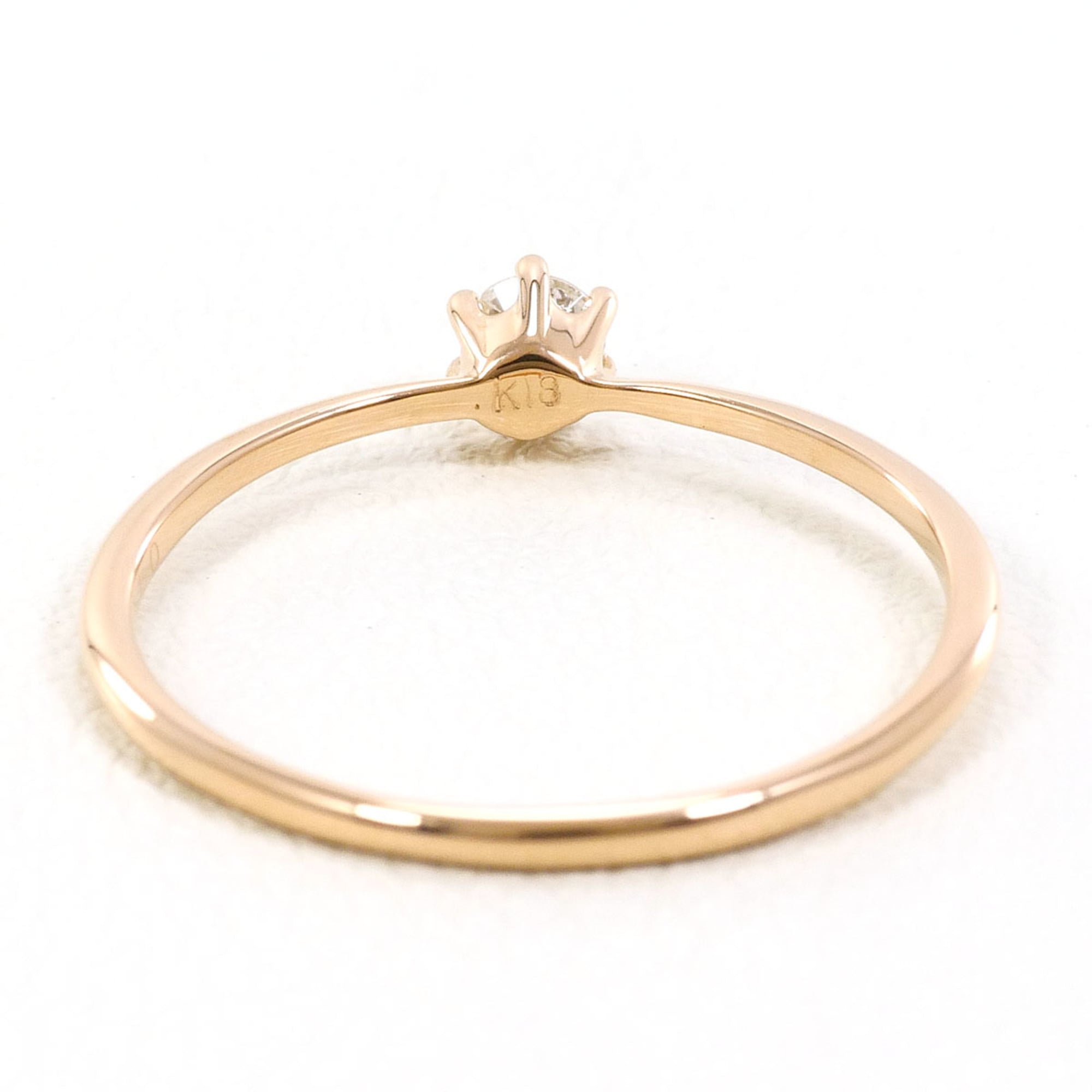 Unbranded Pink Gold Pink Gold (18K) Band Ring (Pre-Owned)