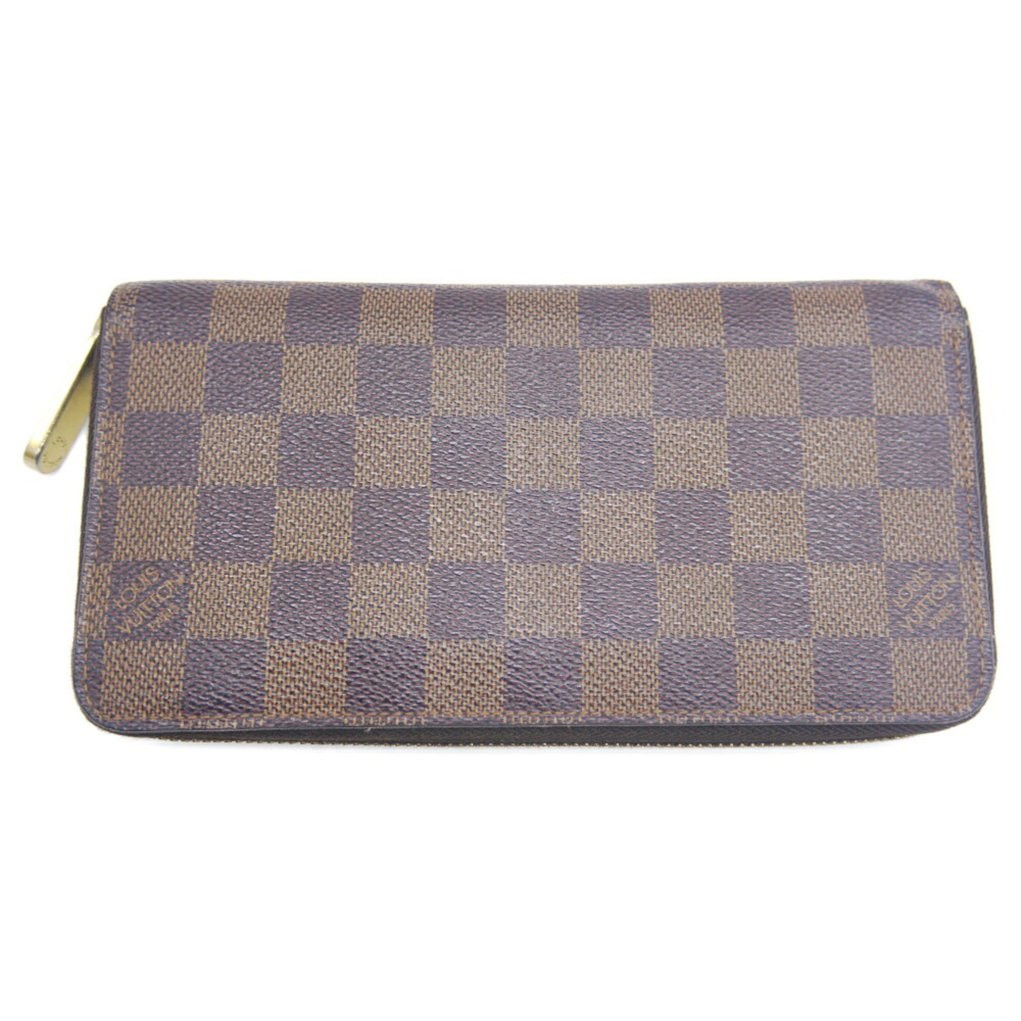 Louis Vuitton Brown Damier Canvas Long Wallet (Bi-Fold) (Pre-Owned)