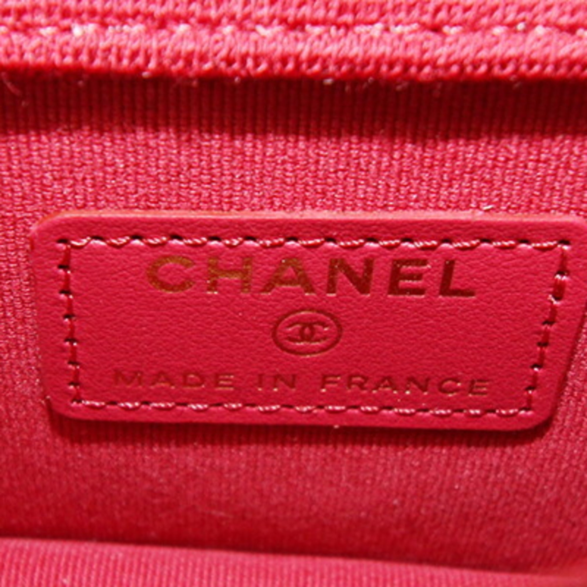 Chanel Matelasse Black Cotton Shoulder Bag (Pre-Owned)