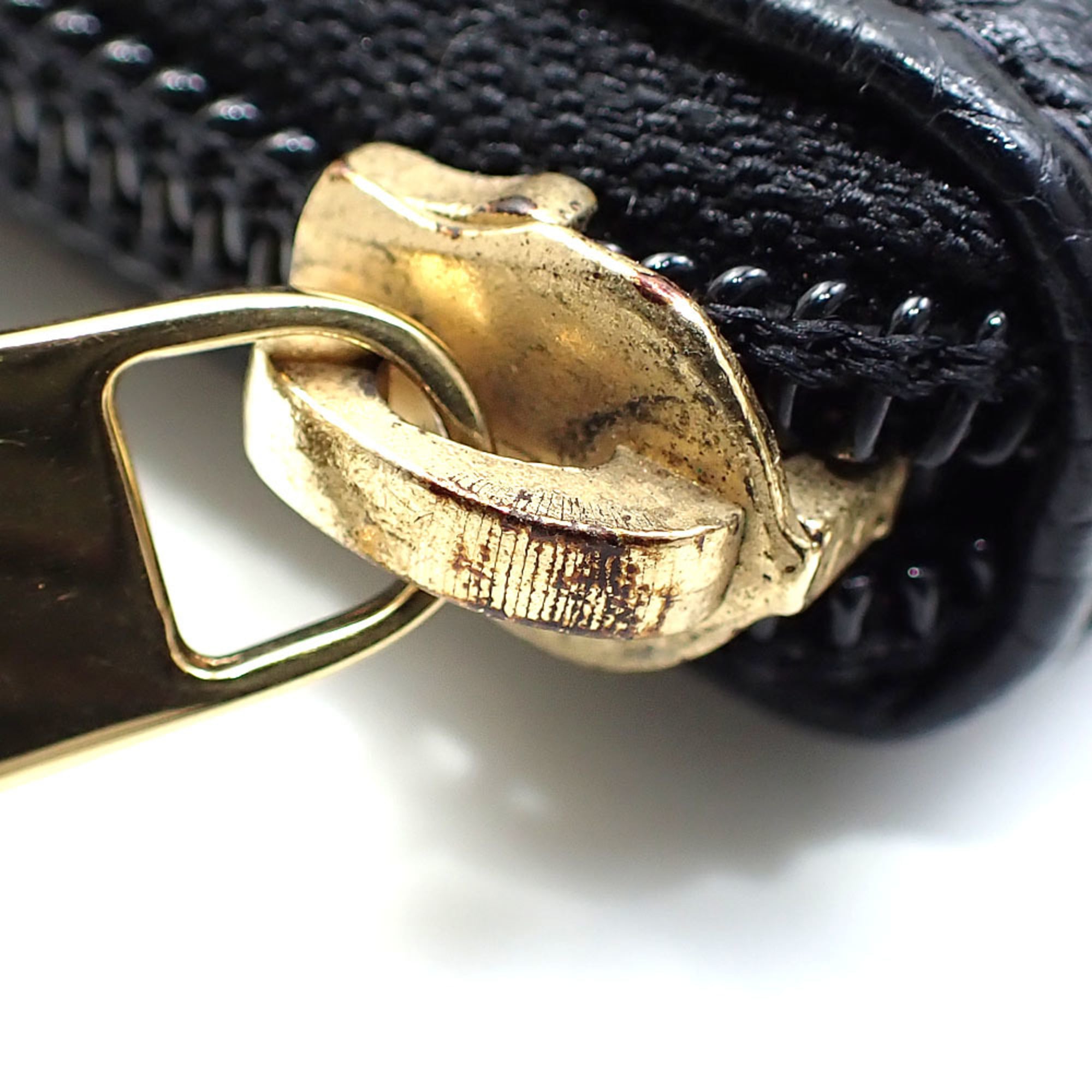 Chanel Black Leather Long Wallet (Bi-Fold) (Pre-Owned)