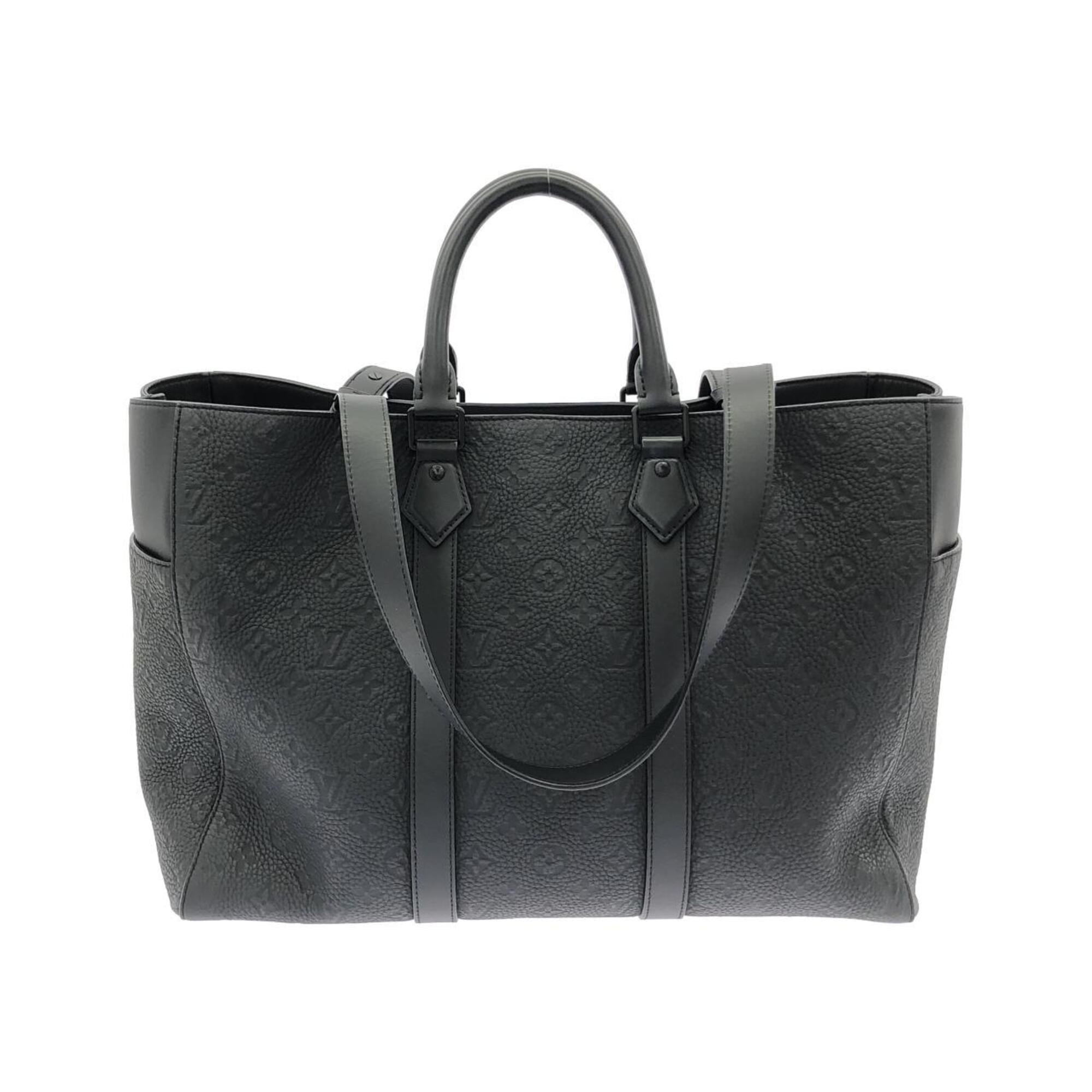 Louis Vuitton Black Leather Handbag (Pre-Owned)