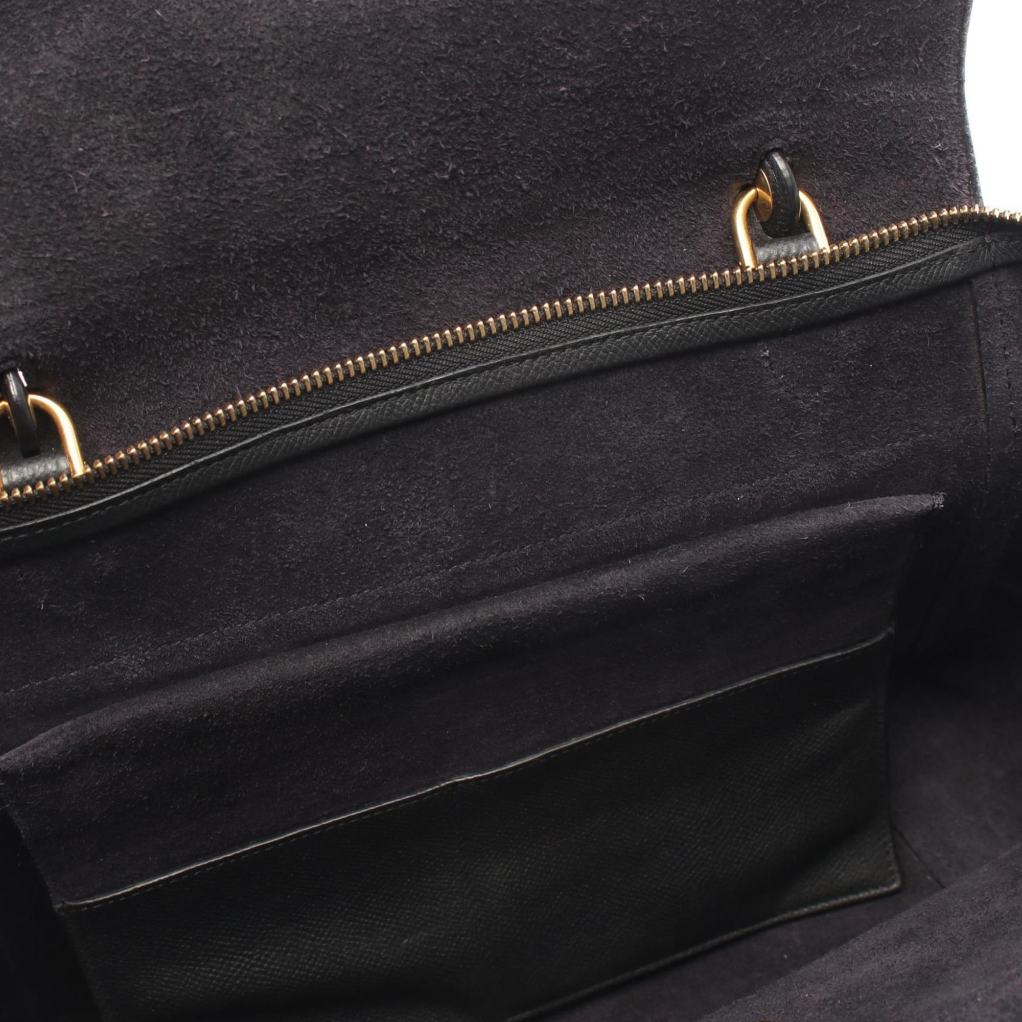 Celine Black Leather Handbag (Pre-Owned)