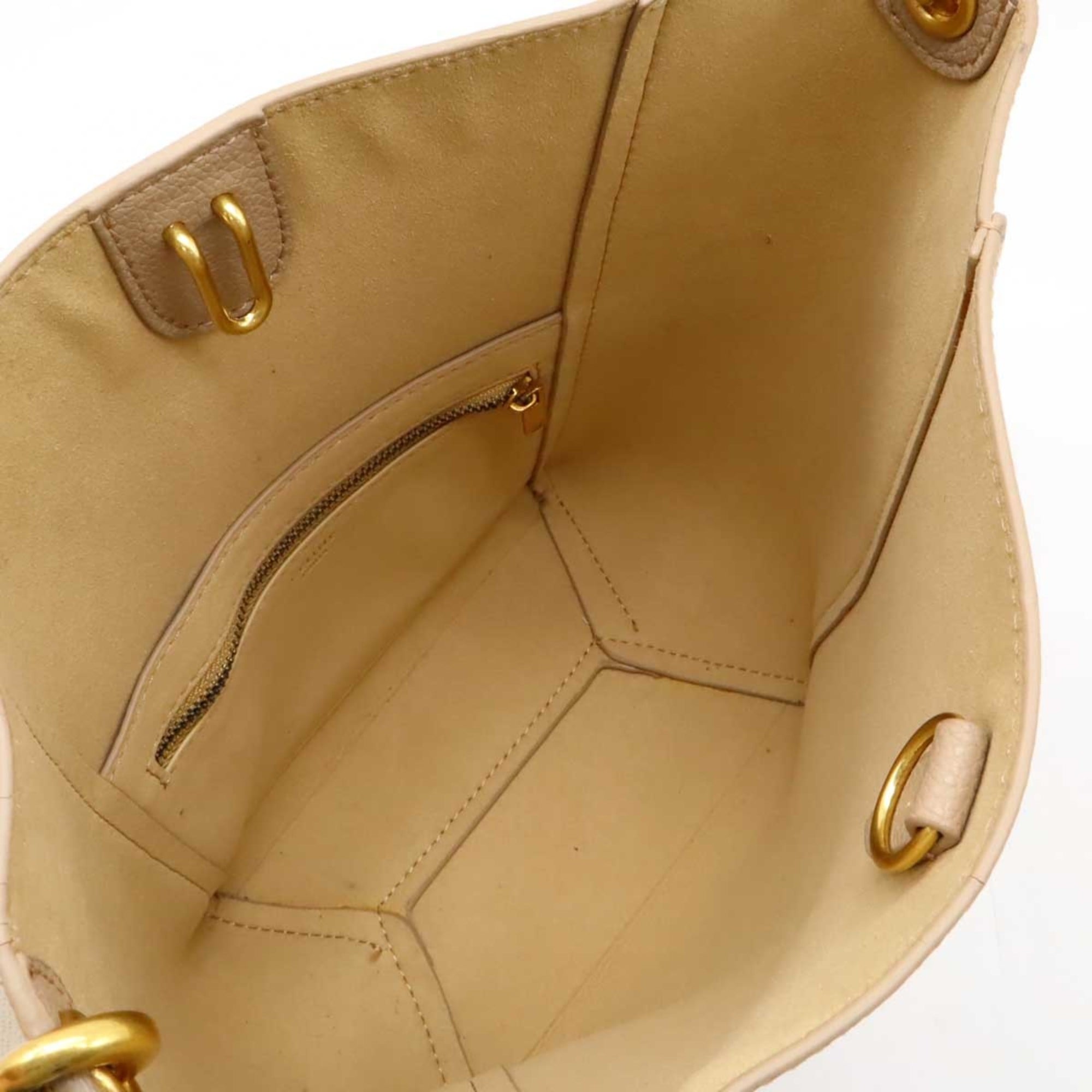 Celine Beige Leather Shoulder Bag (Pre-Owned)