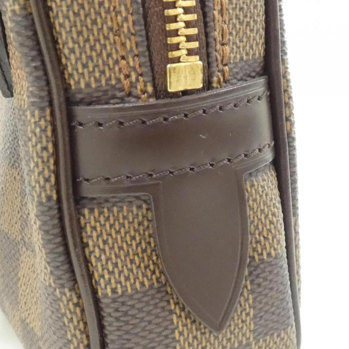 Louis Vuitton Brown Coated Canvas Shoulder Bag (Pre-Owned)