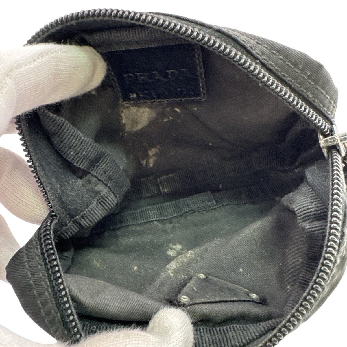 Prada Black Nylon Pouch (Pre-Owned)