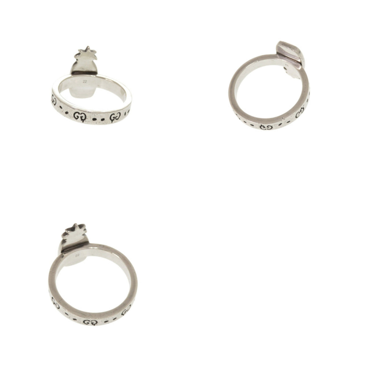 Gucci Silver Silver 925 Band Ring (Pre-Owned)