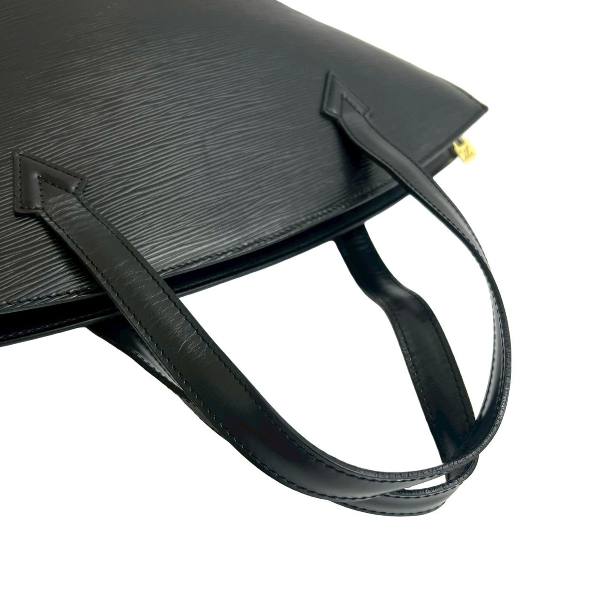 Louis Vuitton Black Epi Leather Handbag Tote Bag (Pre-Owned)