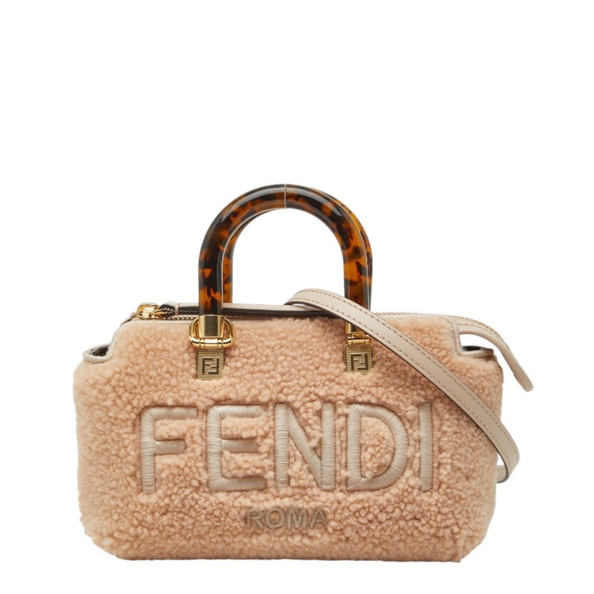 Fendi Pink Handbag Shoulder Bag (Pre-Owned)
