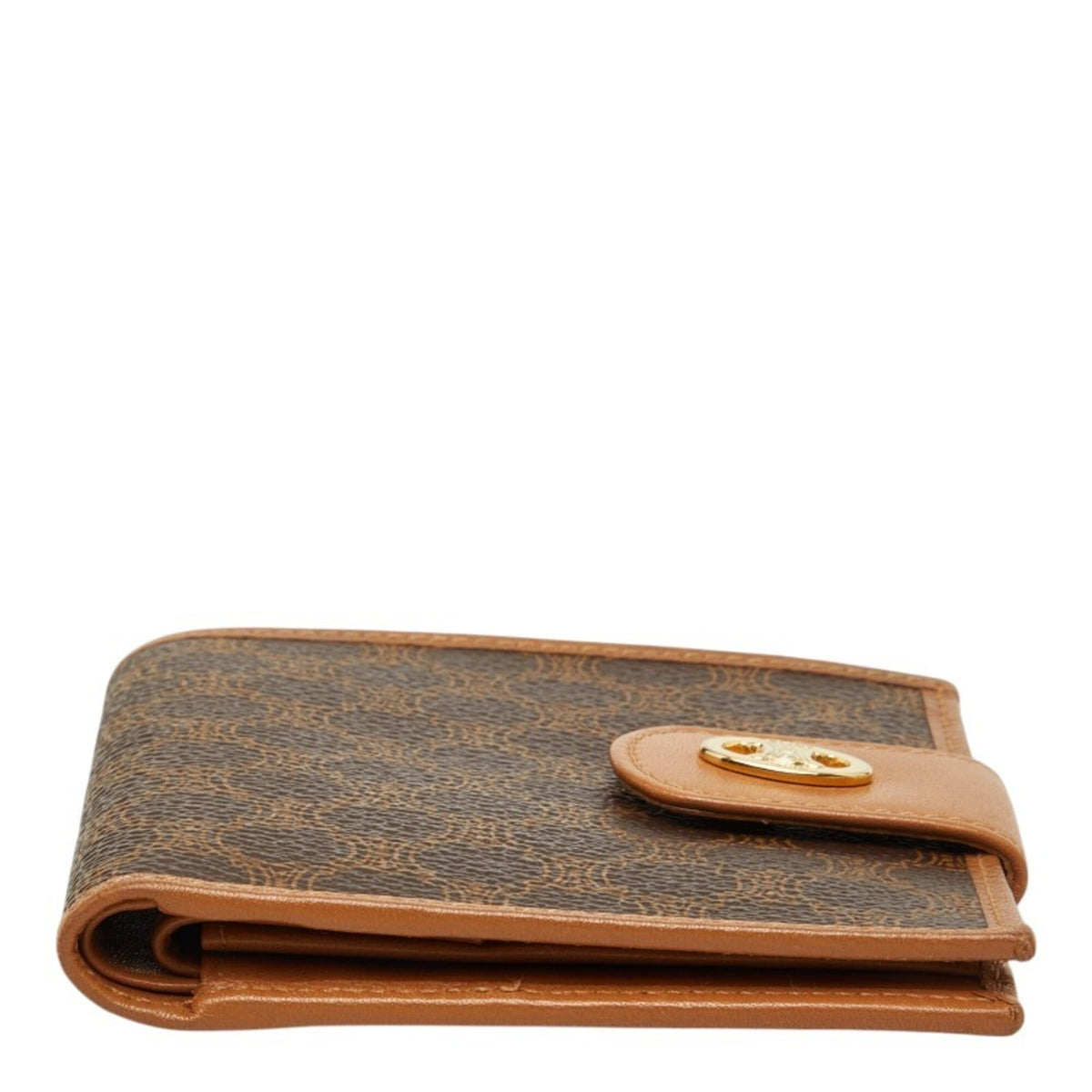 Celine Macadam Brown Pvc Leather Wallet (Bi-Fold) (Pre-Owned)