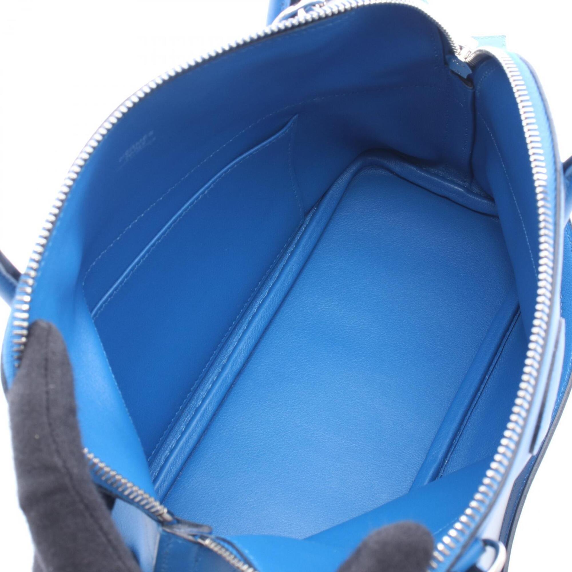 Hermes Blue Swift Leather Handbag (Pre-Owned)