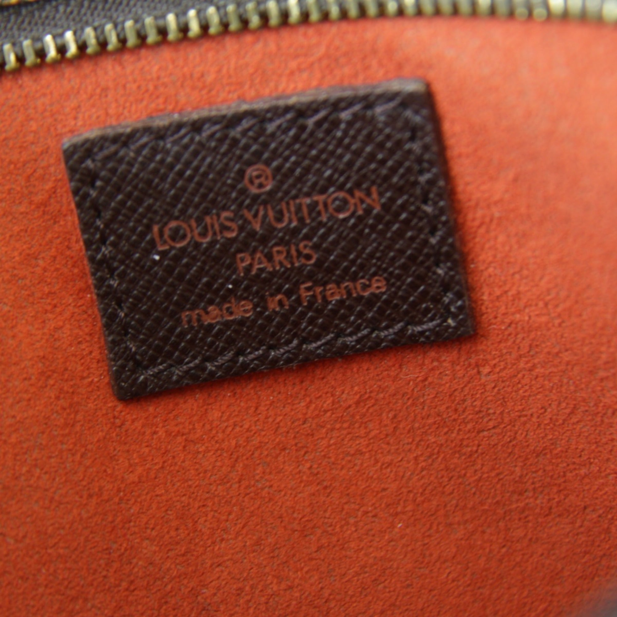 Louis Vuitton Black Damier Canvas Red Color White Damier Canvas Shoulder Bag (Pre-Owned)