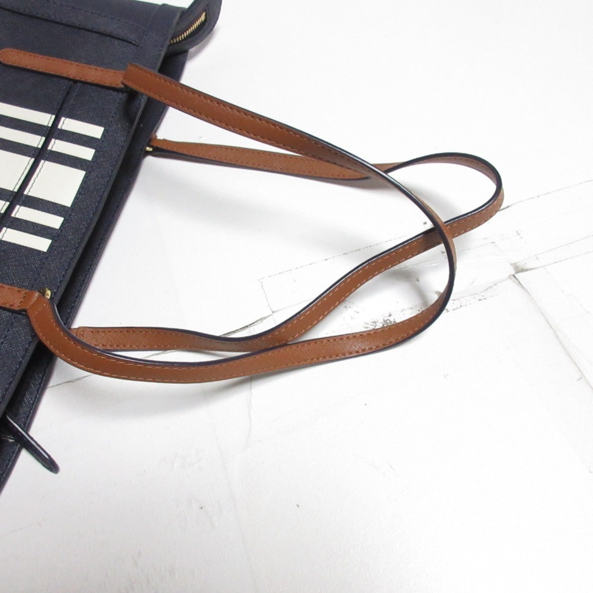 Ralph Lauren Navy Shoulder Bag Tote Bag (Pre-Owned)